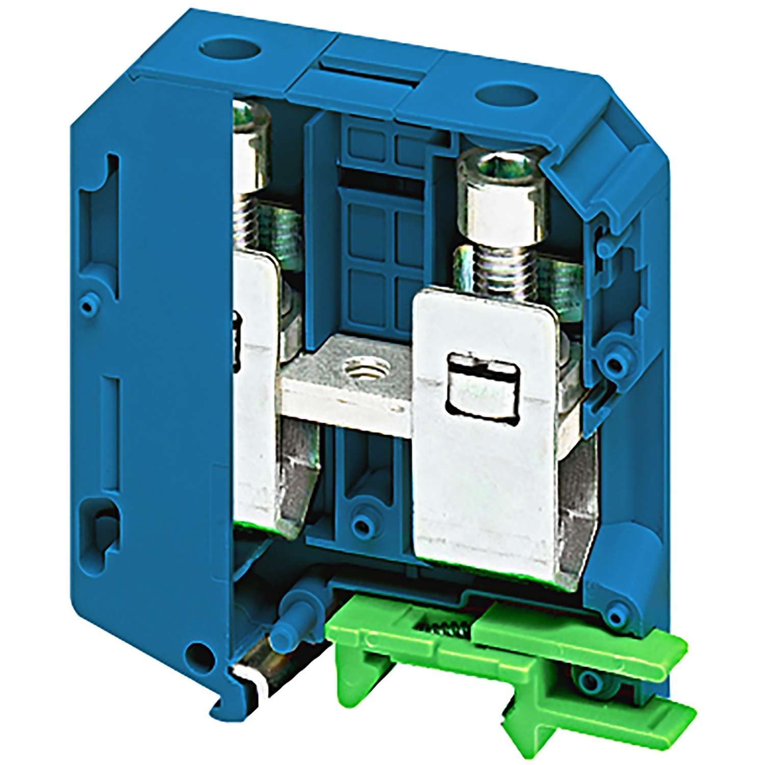 Schneider Electric Schneider Electric NSYTRV702BL – Terminal block, Linergy TR, blue, 70mm2, passthrough, 2 points, set of 10