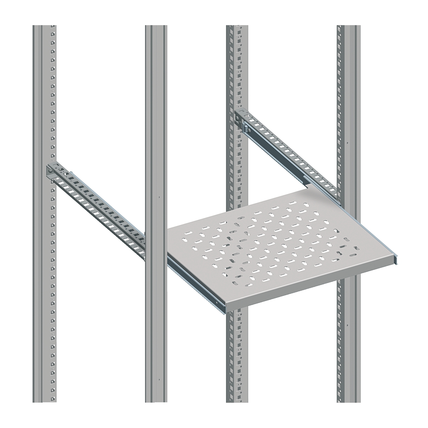 Schneider Electric Schneider Electric NSYTTG40 – Telescopic rails, PanelSeT SFN, PanelSet SF, PanelSet SM, for electrical enclosure W600/800 D400mm, steel