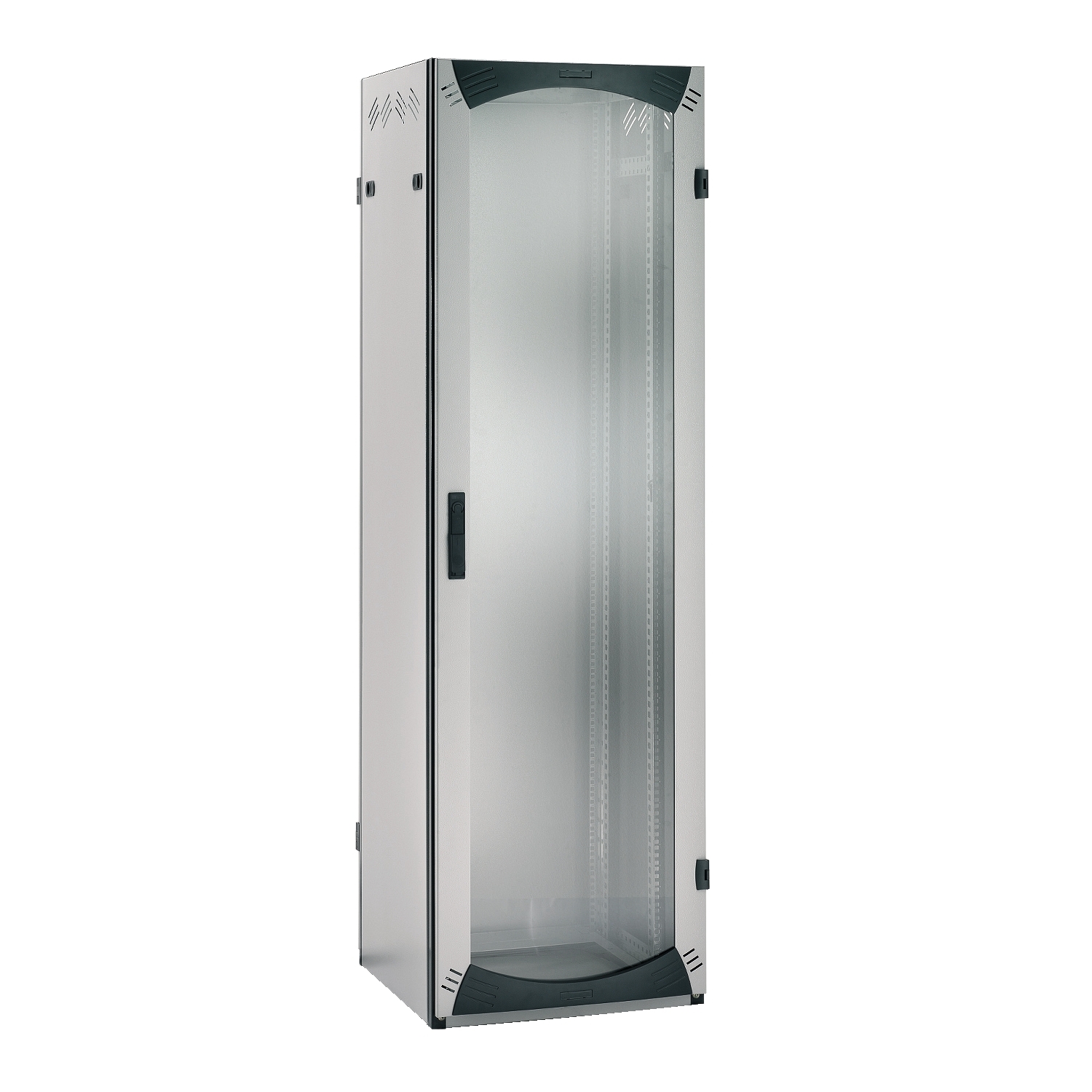 Schneider Electric Schneider Electric NSYVDA42U68E – Floor-Standing Cabling Rack 42U W600D800 Fixed 19" Glazed Door R7035