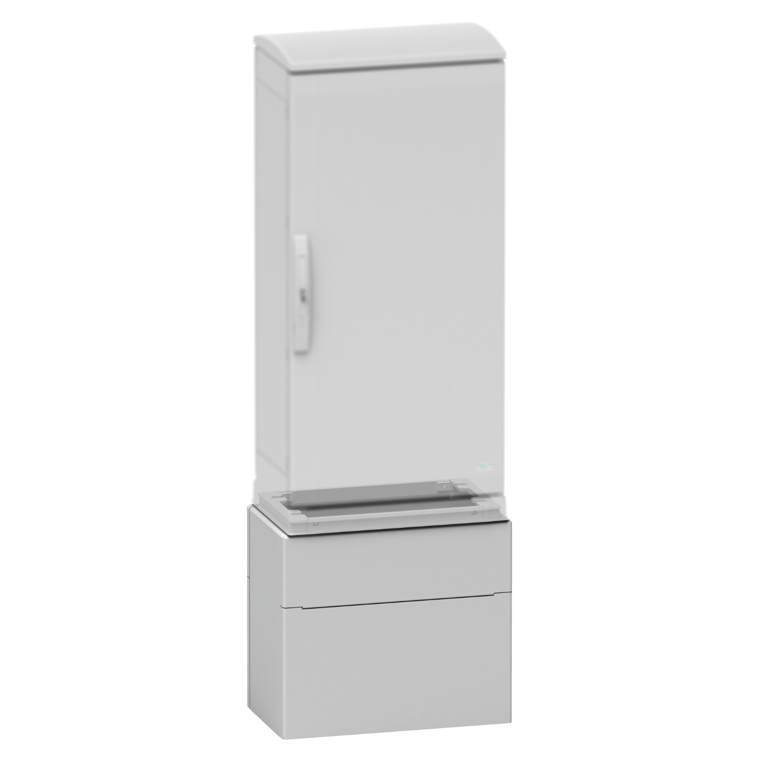 Schneider Electric Schneider Electric NSYZZ5123G – Polyester glassreinf. plinth for encl PLAZ(T)123 front opening IP44-IK10 RAL7035