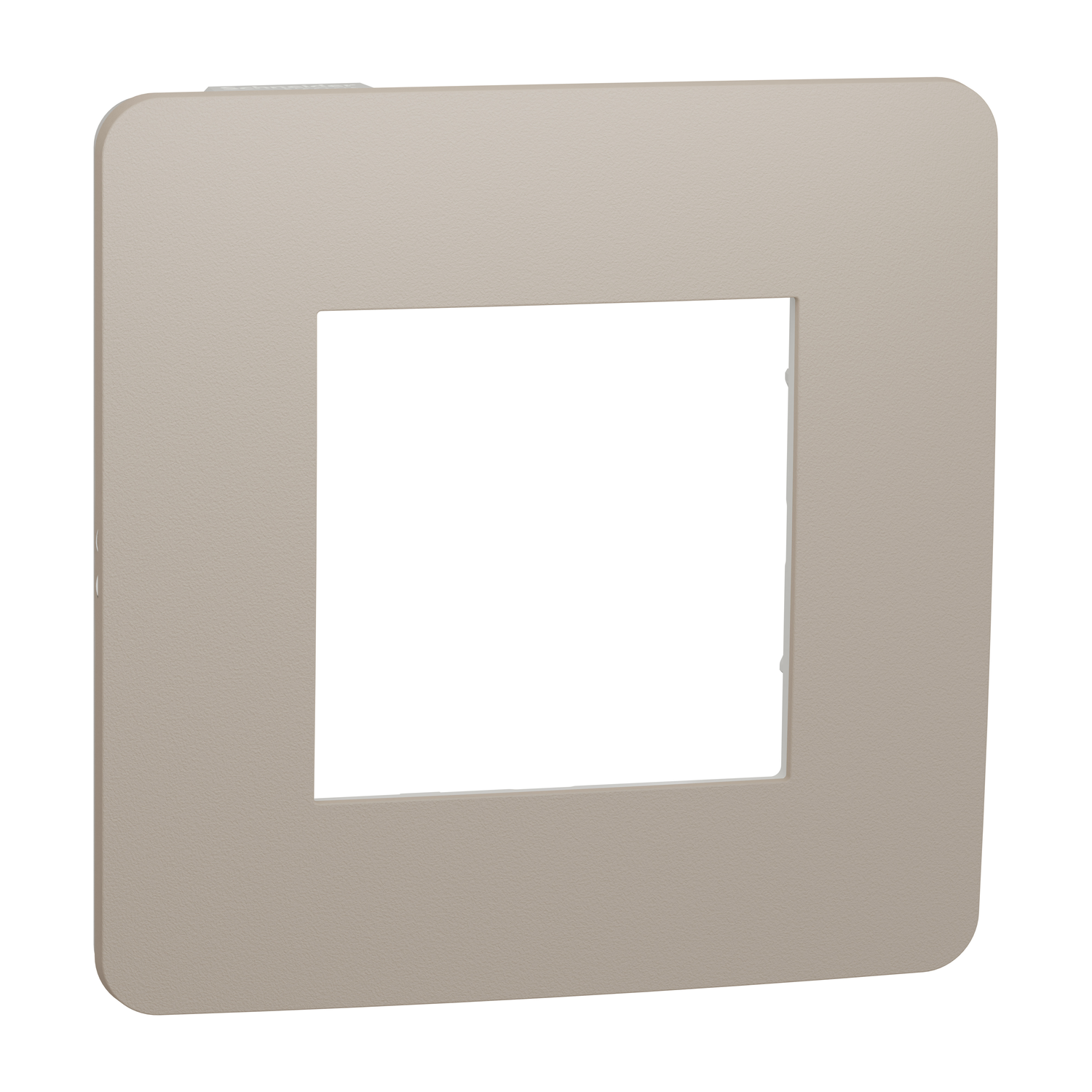 Schneider Electric Schneider Electric NU280226 – Unica Studio Color - cover plate - Taupe trim white - 1 gang