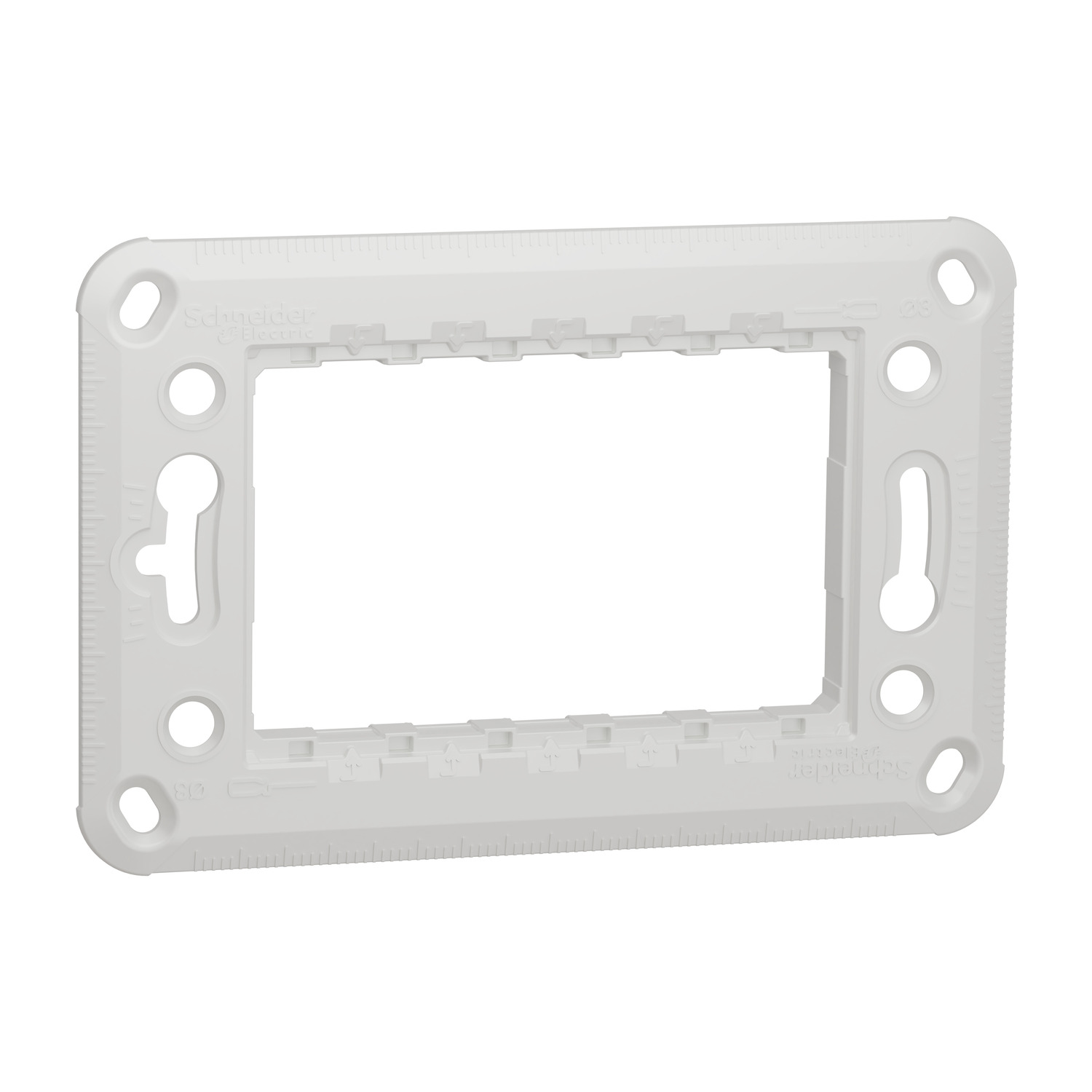 Schneider Electric Schneider Electric NU7103P – Unica - mounting support 3 modules - plastic