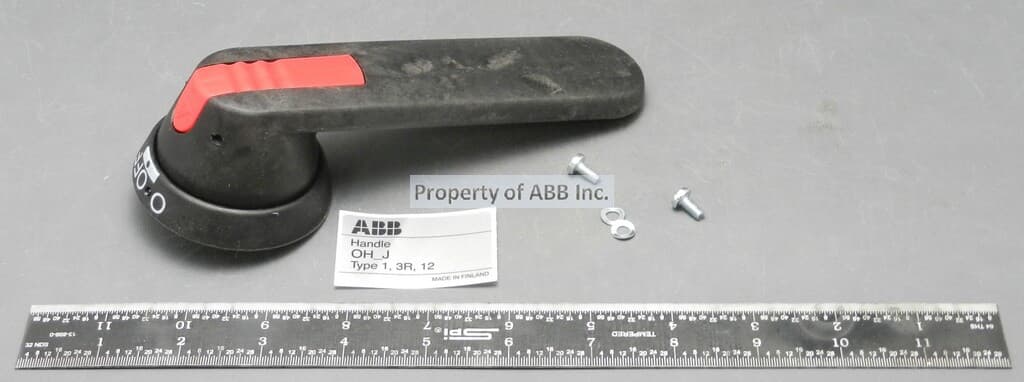 ABB ABB OHB145J12 PSTL HDL 12X145MM Black 3R 12