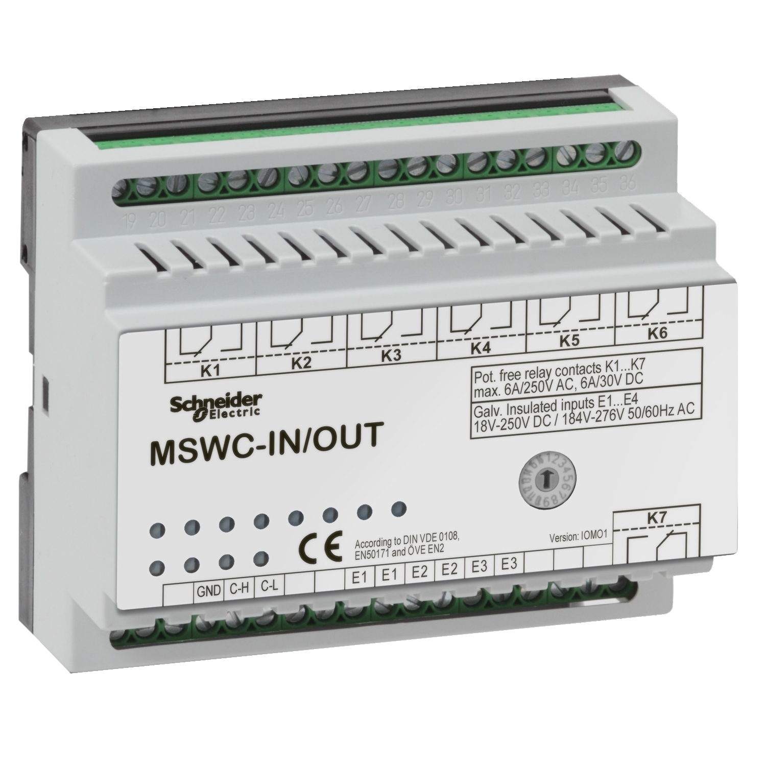 Schneider Electric Schneider Electric OVA18545 – Exiway Power Control, system-status signalling module, MSWC-IN / OUT