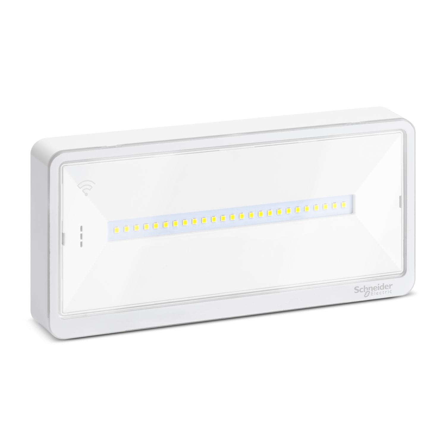 Schneider Electric Schneider Electric OVA44212 – Exiway Light, IP42, self-contained self-testing connected Activa-link, SE-SA, 250/200/150/120 lm SE, 150lm SA, 1/1,5/2/3h, emergency lighting