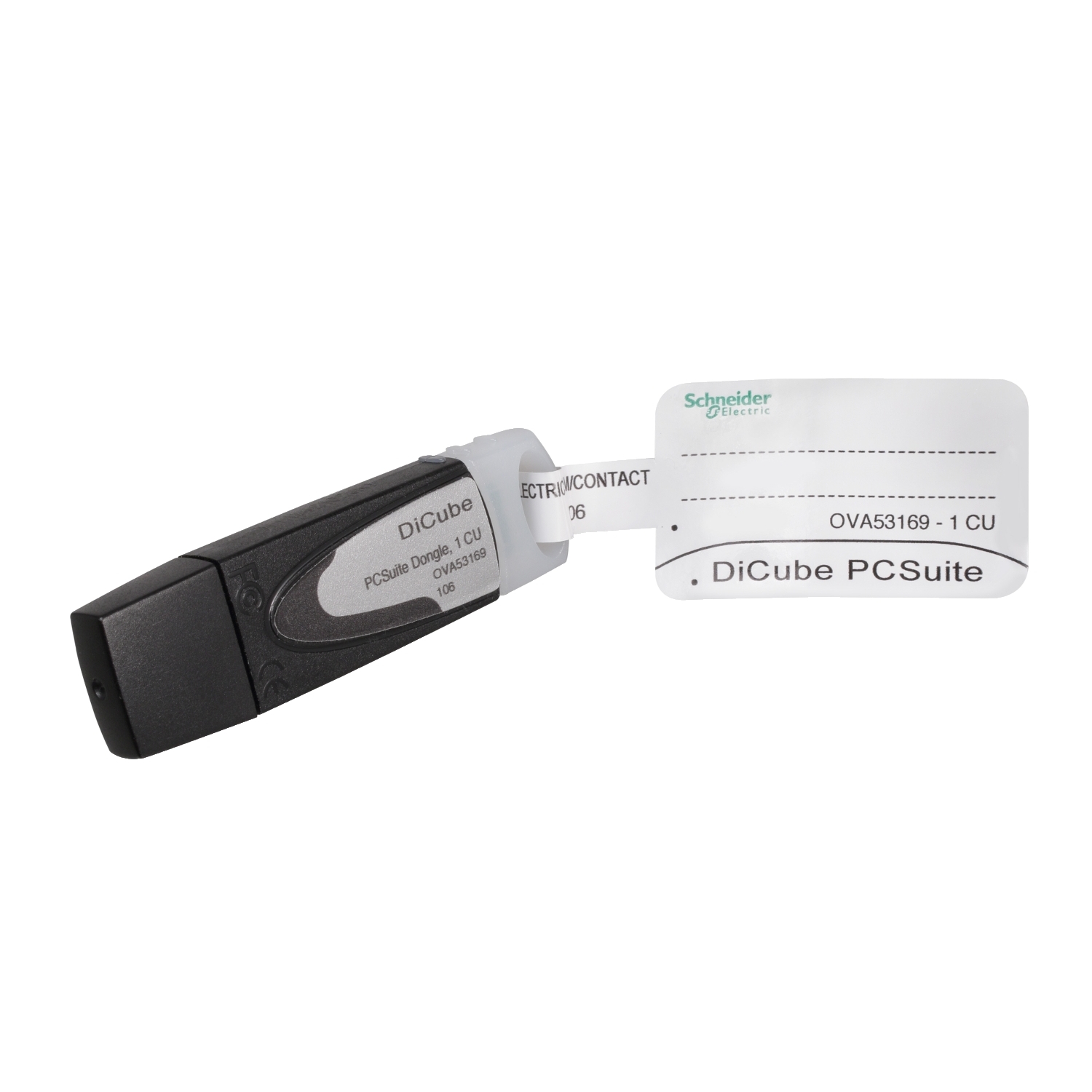Schneider Electric Schneider Electric OVA53169 – USB key, Exiway Dicube, EcoStruxure emergency lighting expert software dongle, 1 control unit, black