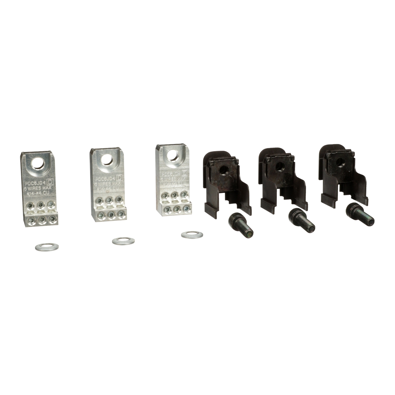 Schneider Electric Schneider Electric PDC6JD4 – Circuit breaker accessory, PowerPacT J, connector, power distribution, 150A to 250A, qty 3
