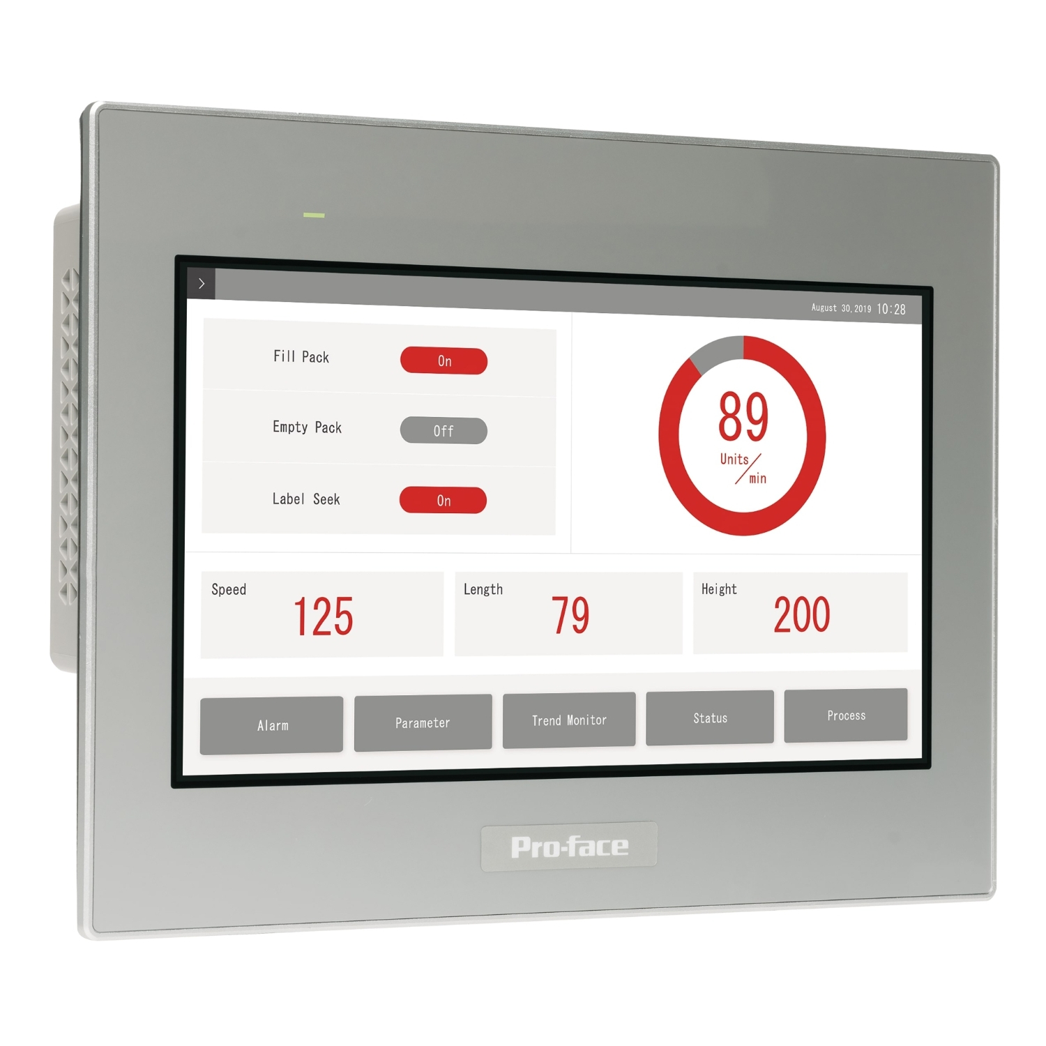 Schneider Electric Schneider Electric PFXSTW6500WAD – 4"W touch panel display, 1Ethernet, USB host, 24VDC