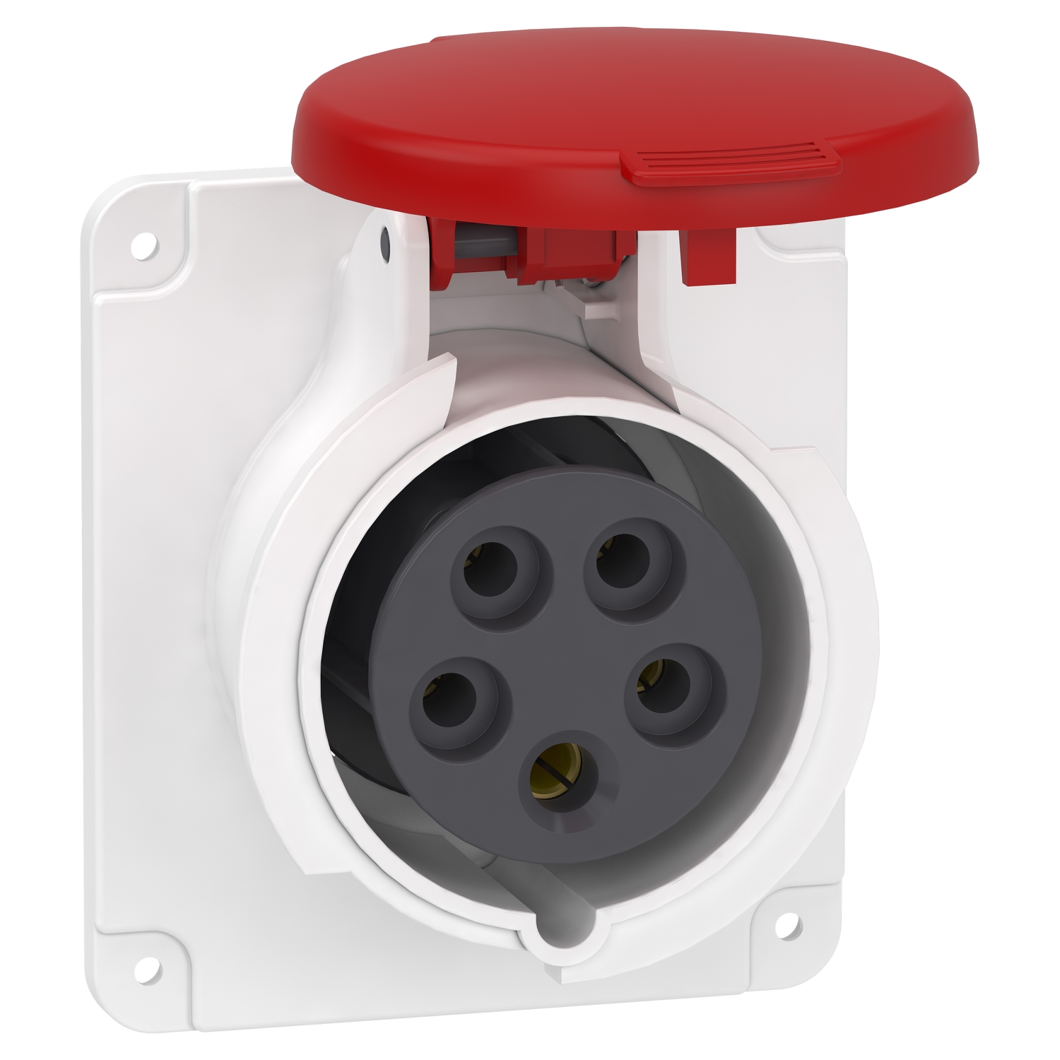 Schneider Electric Schneider Electric PKF16G435 – PratiKa socket - screw - straight - 16A - 3P + N + E - 380...415 V AC - panel