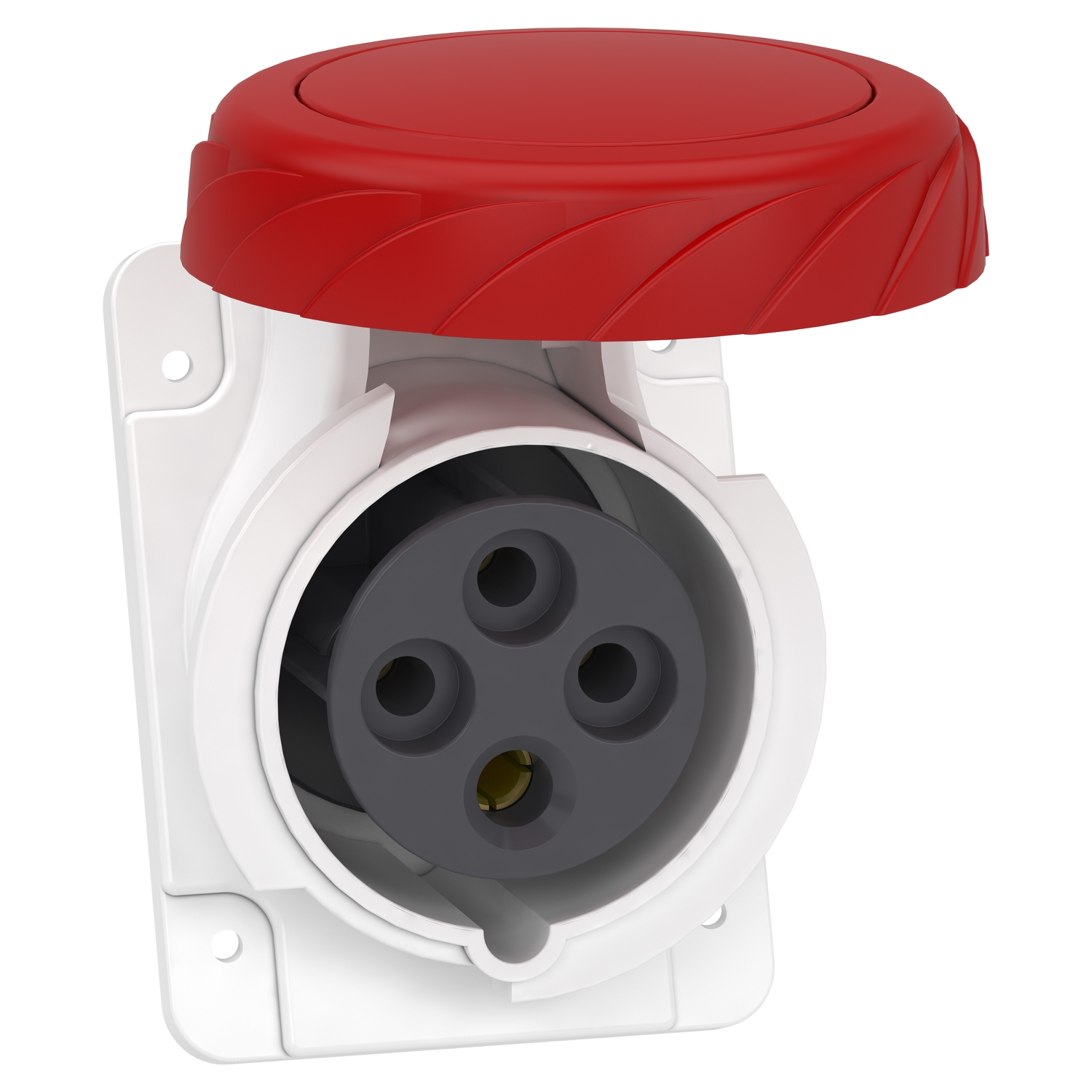 Schneider Electric Schneider Electric PKY16F734 – PratiKa socket - fast - angled - 16A - 3P + E - 380...415 V AC - panel
