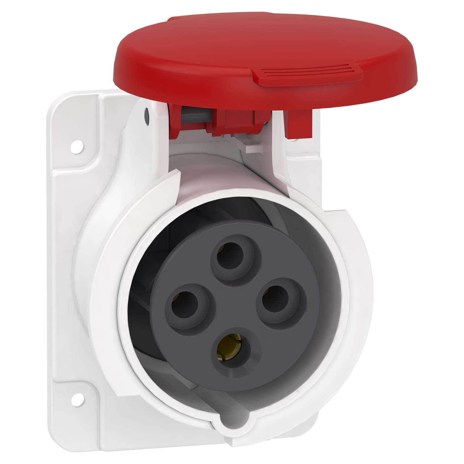 Schneider Electric Schneider Electric PKY16G434 – PratiKa socket - fast - straight - 16A - 3P + E - 380...415 V AC - panel