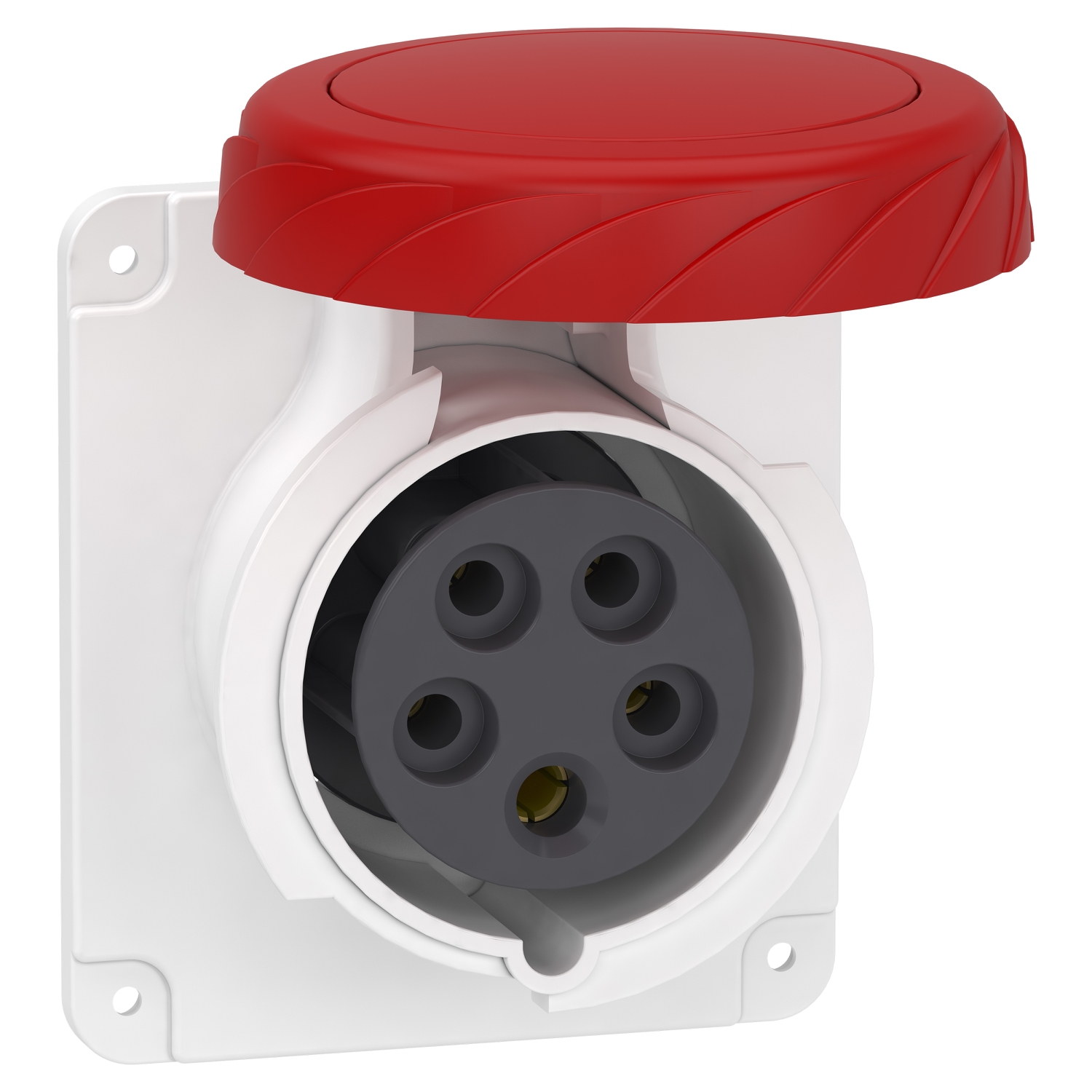 Schneider Electric Schneider Electric PKY16G735 – PratiKa socket - fast - straight - 16A - 3P + N + E - 380...415 V AC - panel
