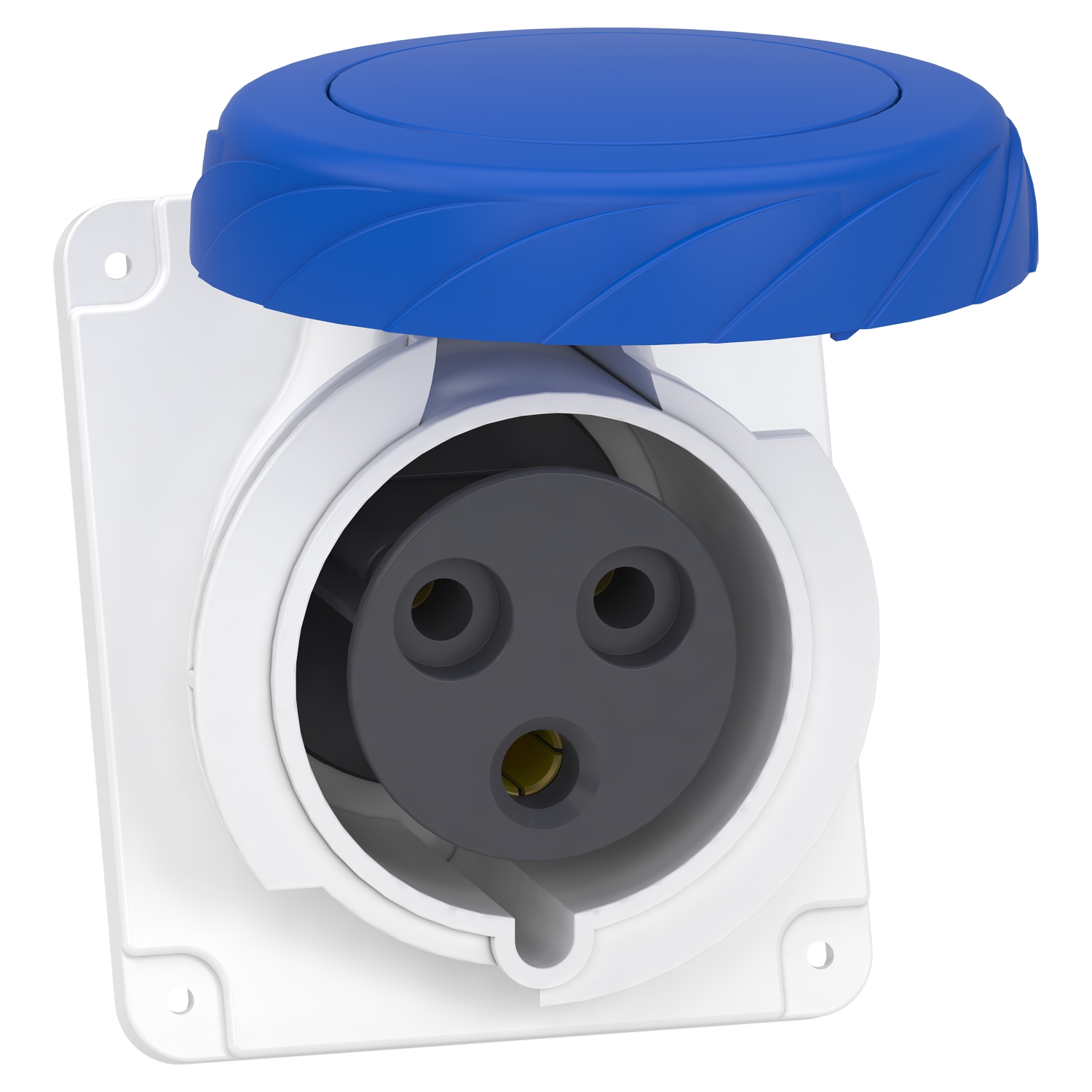 Schneider Electric Schneider Electric PKY32F723 – PratiKa socket - fast - angled - 32A - 2P + E - 200...250 V AC - panel