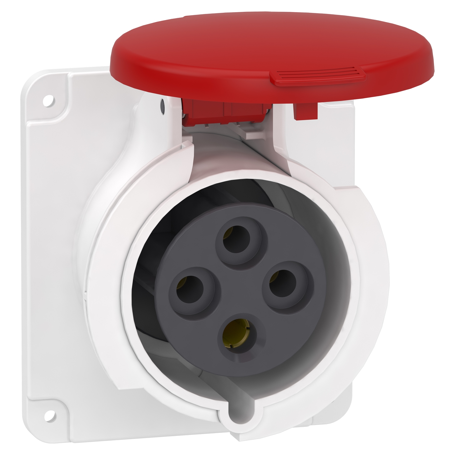Schneider Electric Schneider Electric PKY32G434 – PratiKa socket - fast - straight - 32A - 3P + E - 380...415 V AC - panel