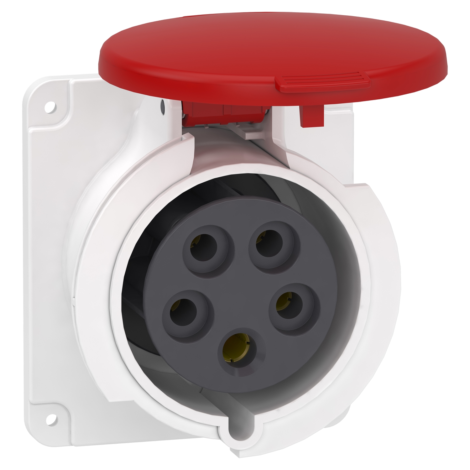 Schneider Electric Schneider Electric PKY32G435 – PratiKa socket - fast - straight - 32A - 3P + N + E - 380...415 V AC - panel