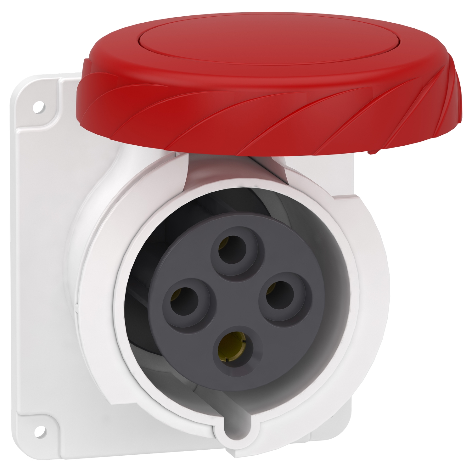 Schneider Electric Schneider Electric PKY32G734 – PratiKa socket - fast - straight - 32A - 3P + E - 380...415 V AC - panel
