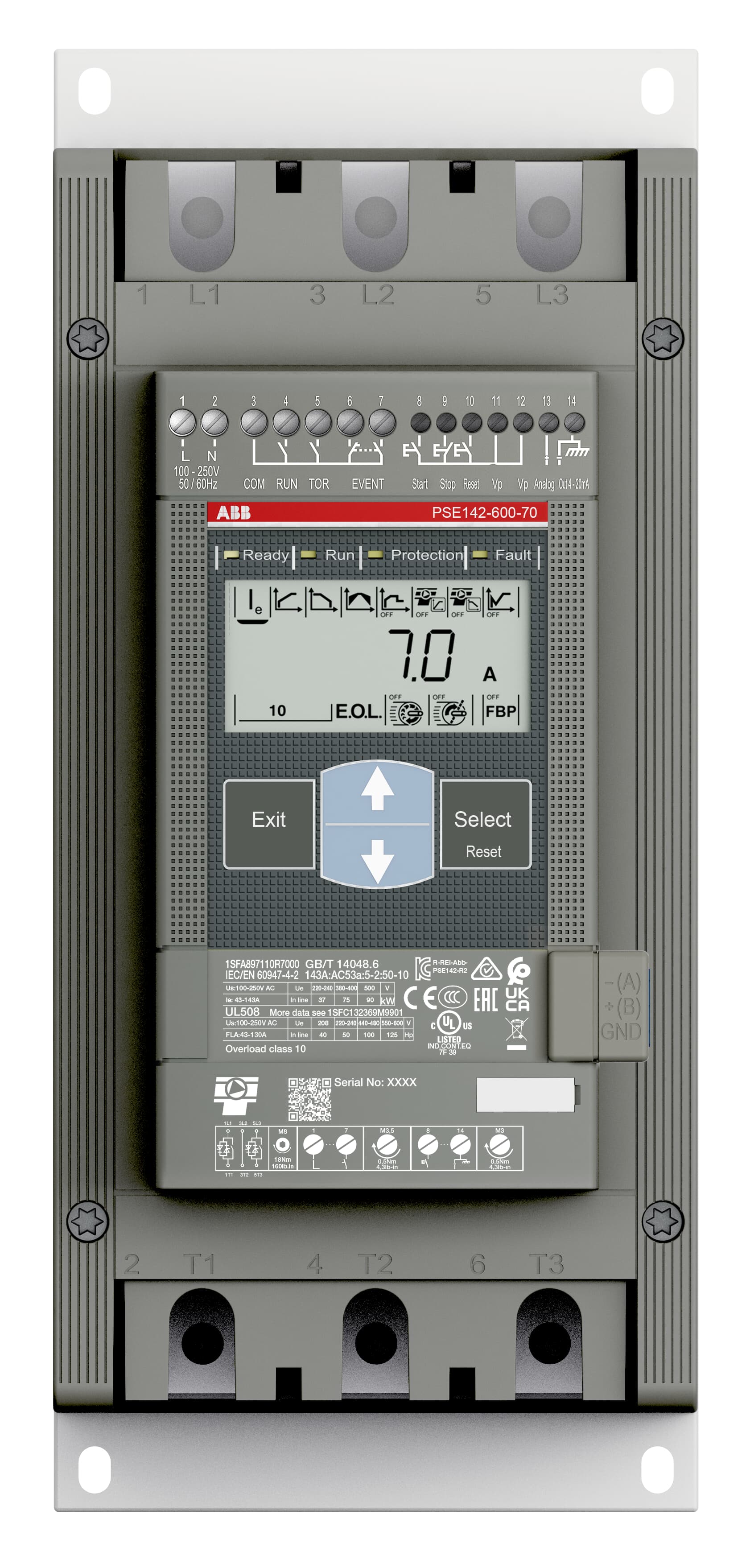 ABB ABB PSE142-600-70 Soft starter