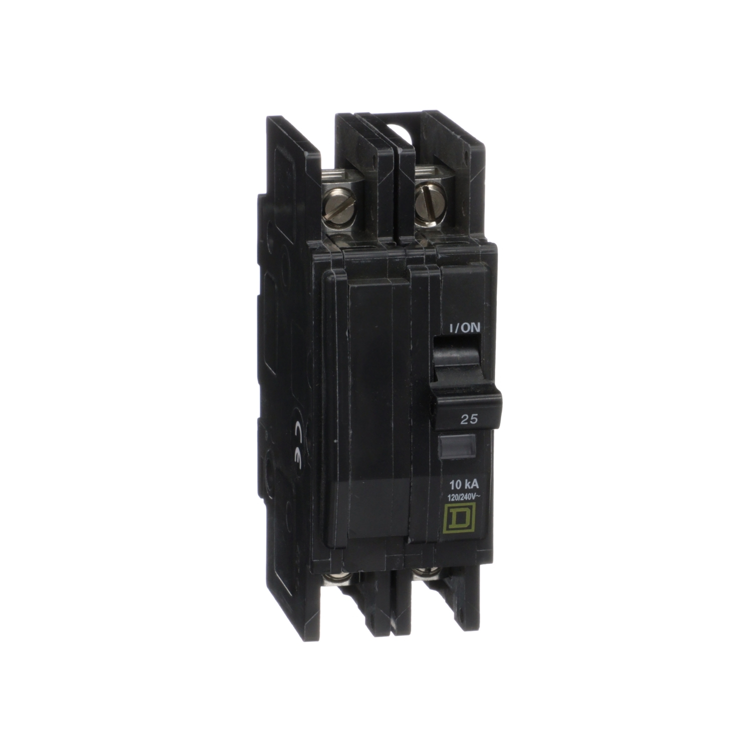 Schneider Electric Schneider Electric QOU225B – Mini circuit breaker, QOU, 25A, 2 pole, 120/240VAC, 10kA, bulk pack
