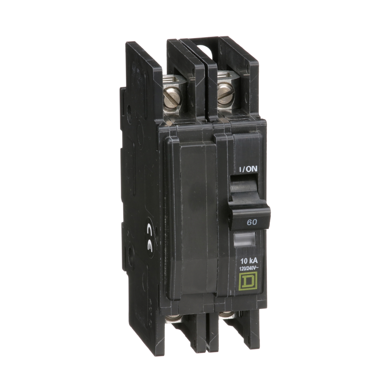 Schneider Electric Schneider Electric QOU260B – Mini circuit breaker, QOU, 60A, 2 pole, 120/240VAC, 10kA, bulk pack