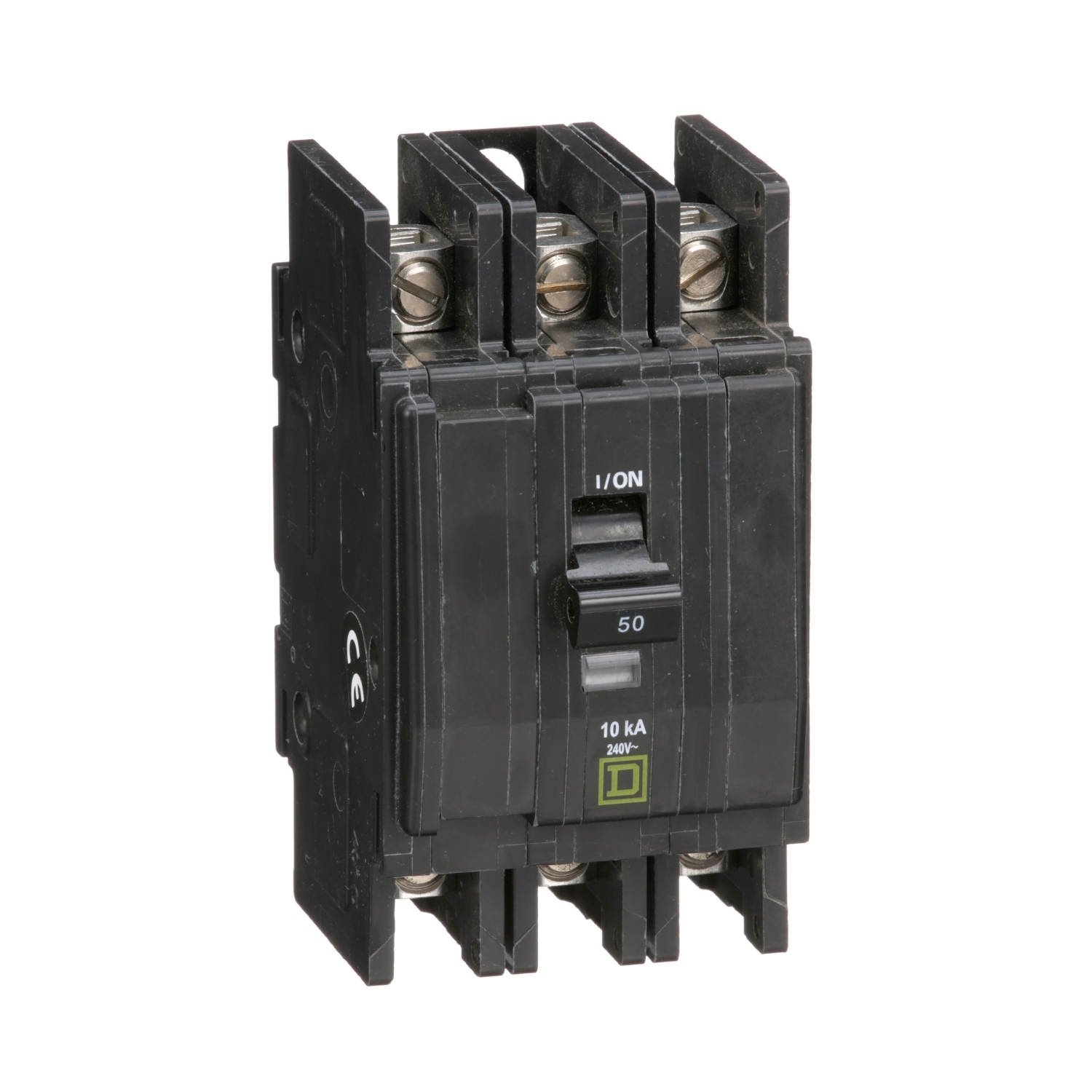 Schneider Electric Schneider Electric QOU350B – Mini circuit breaker, QOU, 50A, 3 pole, 240 VAC, 10kA, bulk pack