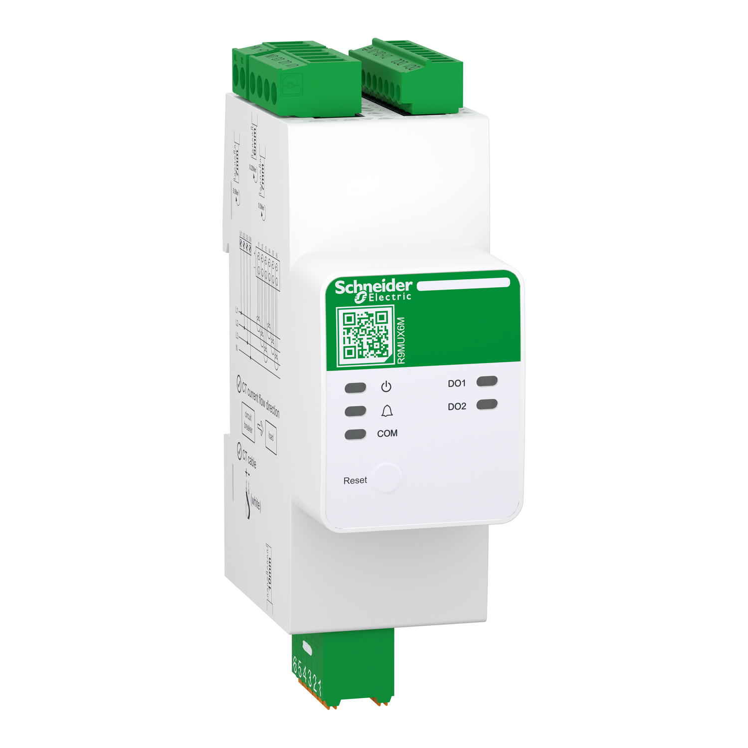 Schneider Electric Schneider Electric R9MUX6M – Resi9 Energy Meter Wired, Universal, 80A/160A/250A, 6 Channels