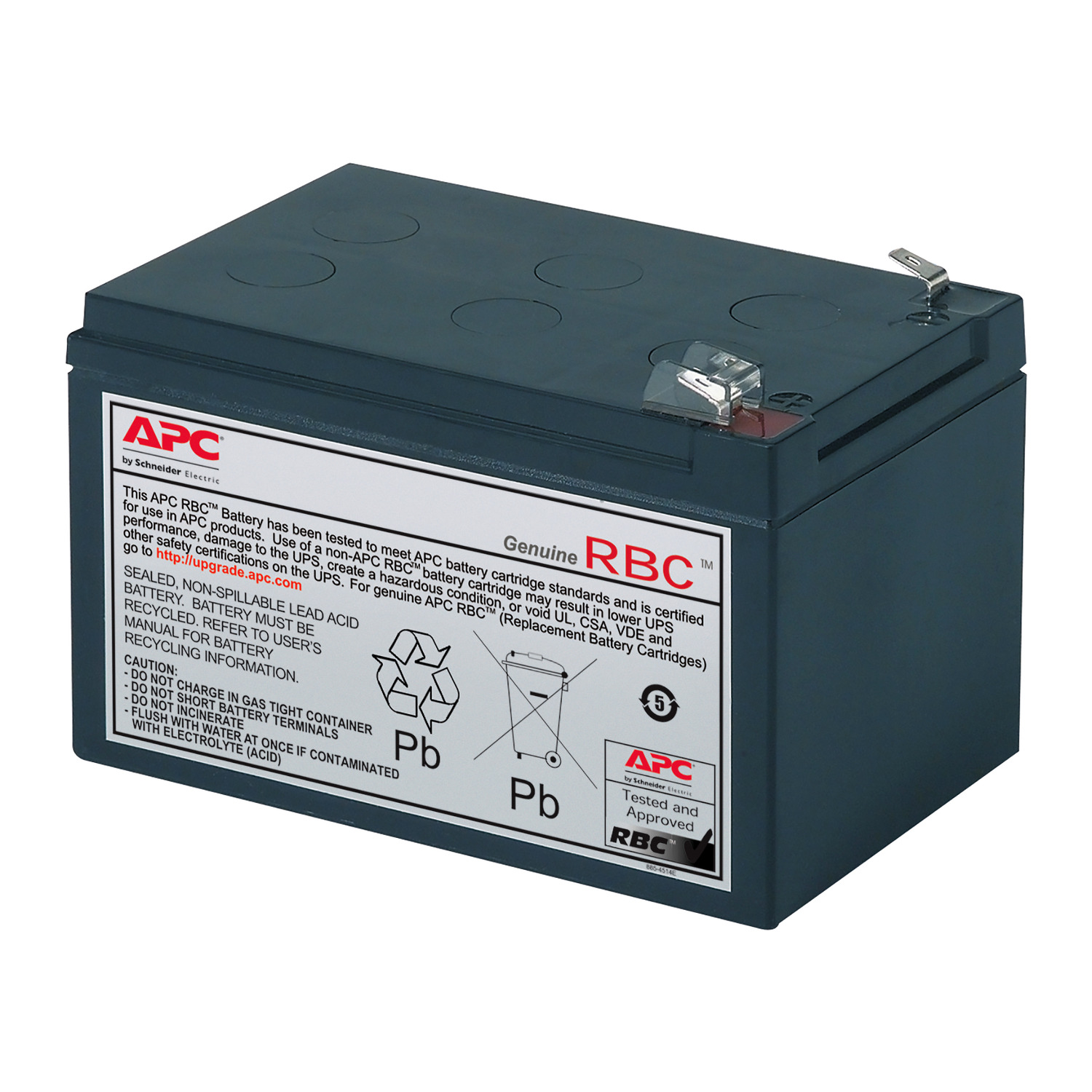 Schneider Electric Schneider Electric RBC4 – APC Replacement Battery Cartridge #4 with 2 Year Warranty