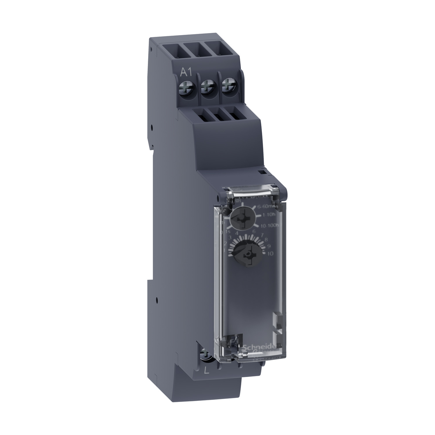 Schneider Electric Schneider Electric RE17LAMW – on-delay timing relay - 1 s..100 h - 24..240 V AC/DC - solid state output