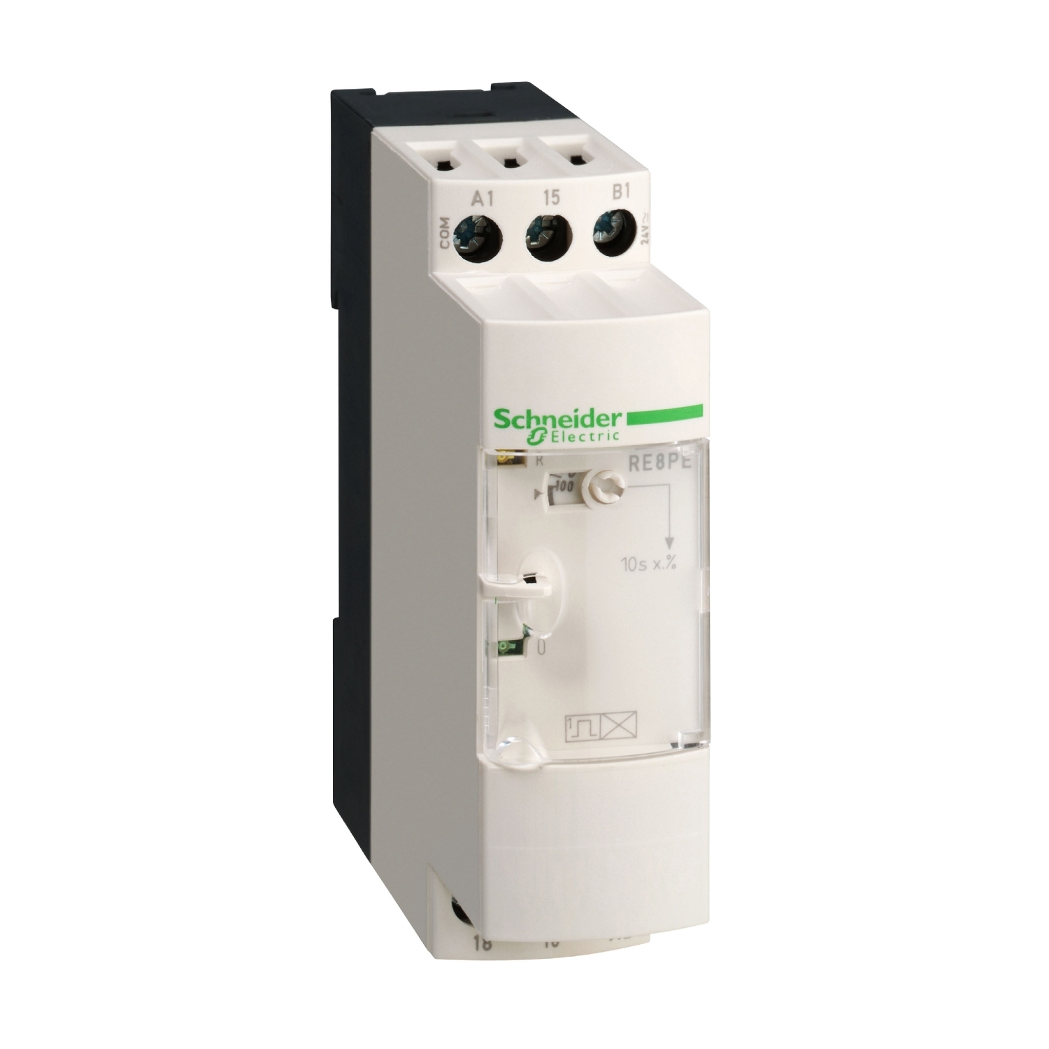Schneider Electric Schneider Electric RE8RA21B – Optimum industrial timing relay, Harmony Time, 3...300 s, type C, 24 V AC/DC, 1 C/O