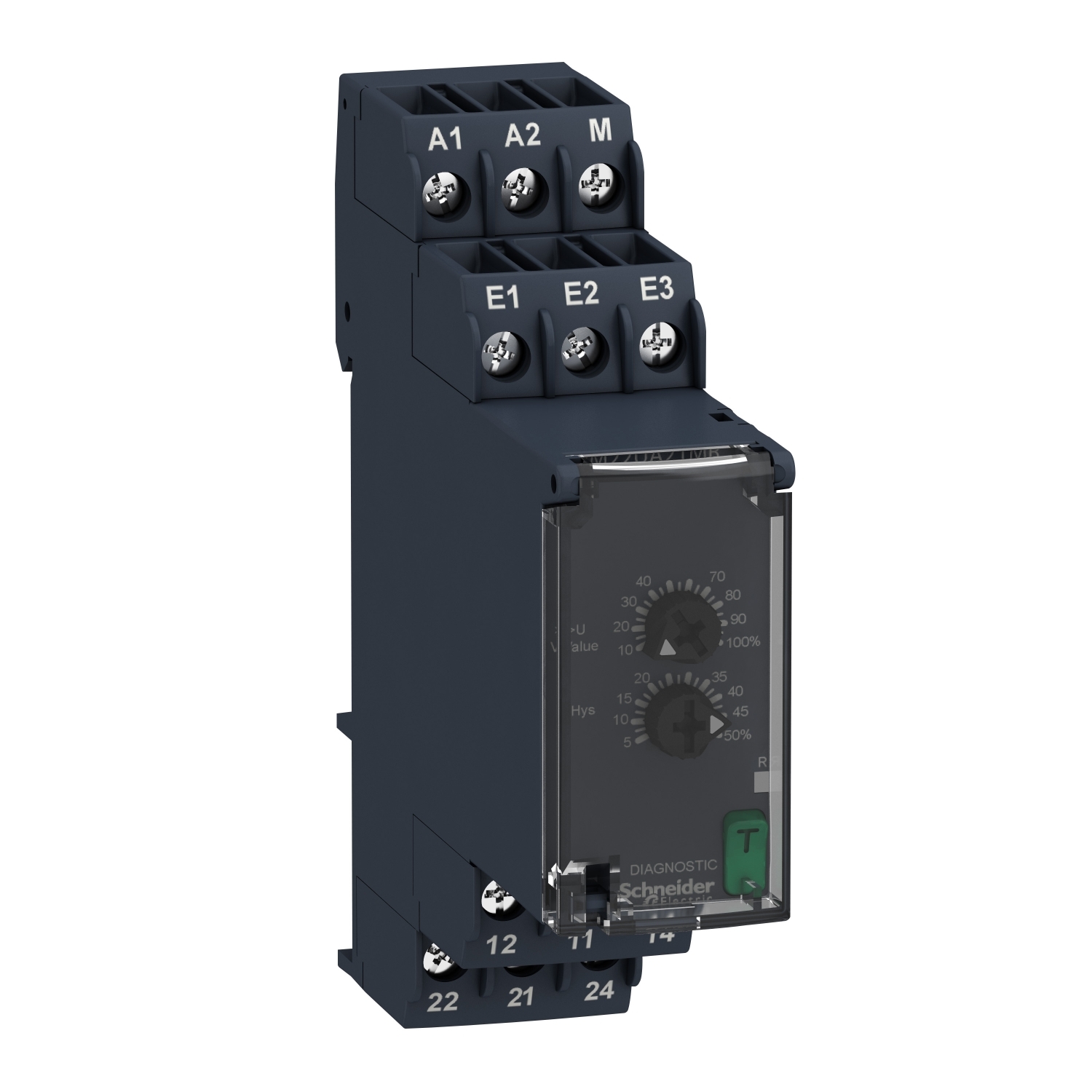 Schneider Electric Schneider Electric RM22UA21MR – Overvoltage control relay 50mV…5Vac/dc, 2 C/O