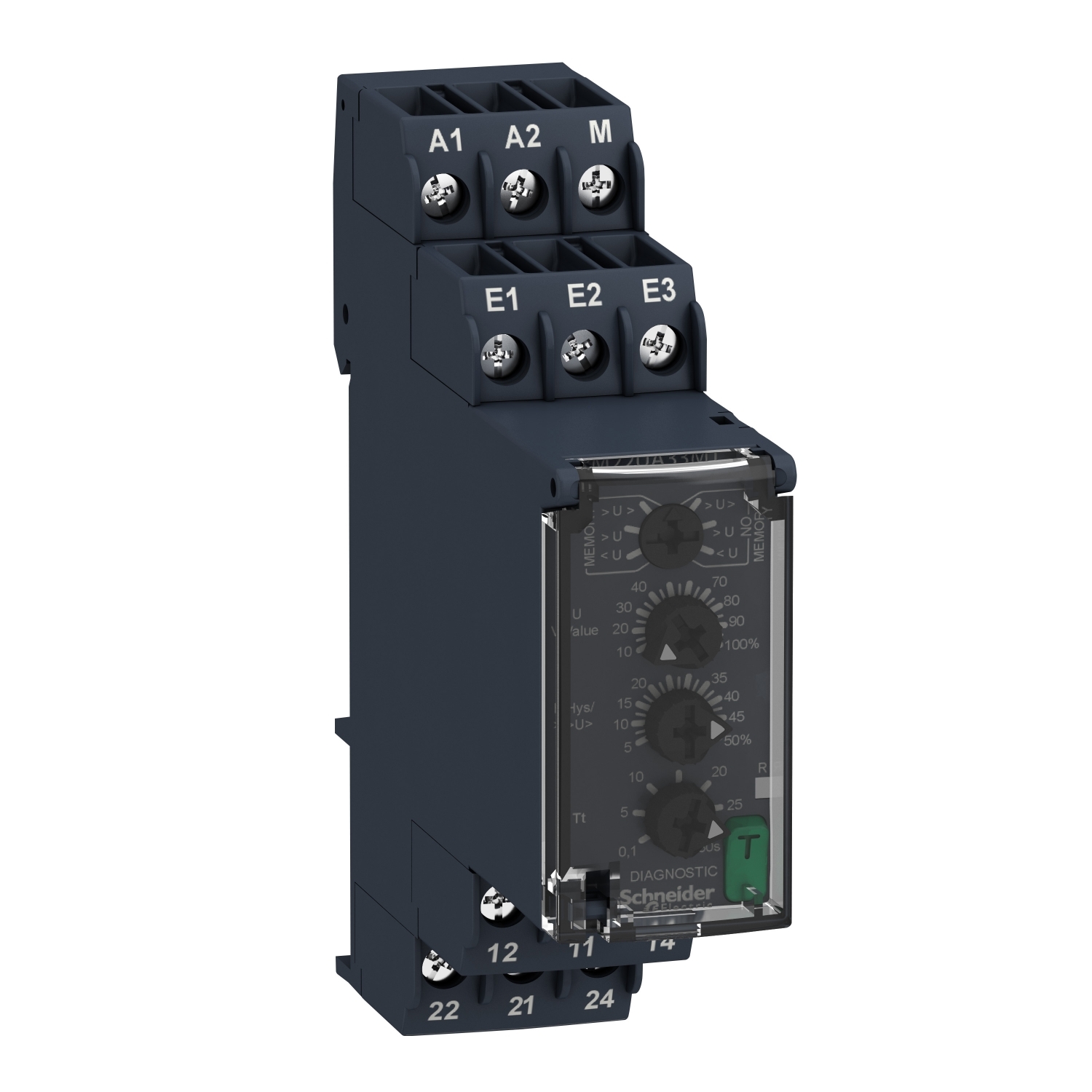 Schneider Electric Schneider Electric RM22UA33MT – Overvoltage control relay 15V…500Vac/dc, 2 C/O