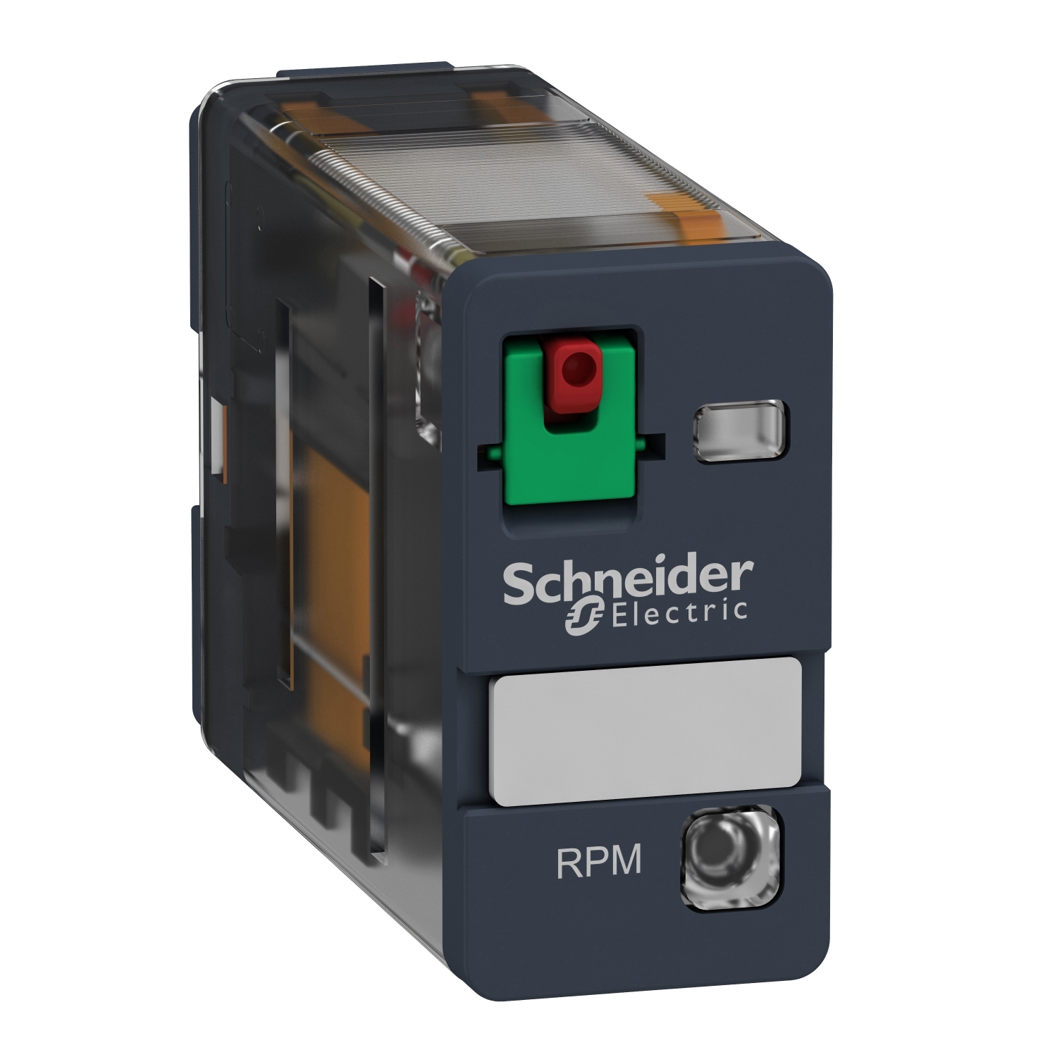 Schneider Electric Schneider Electric RPM12P7 – plug-in relay, Harmony electromechanical relays, 15A, 1CO, with LED, lockable test button, 230V AC