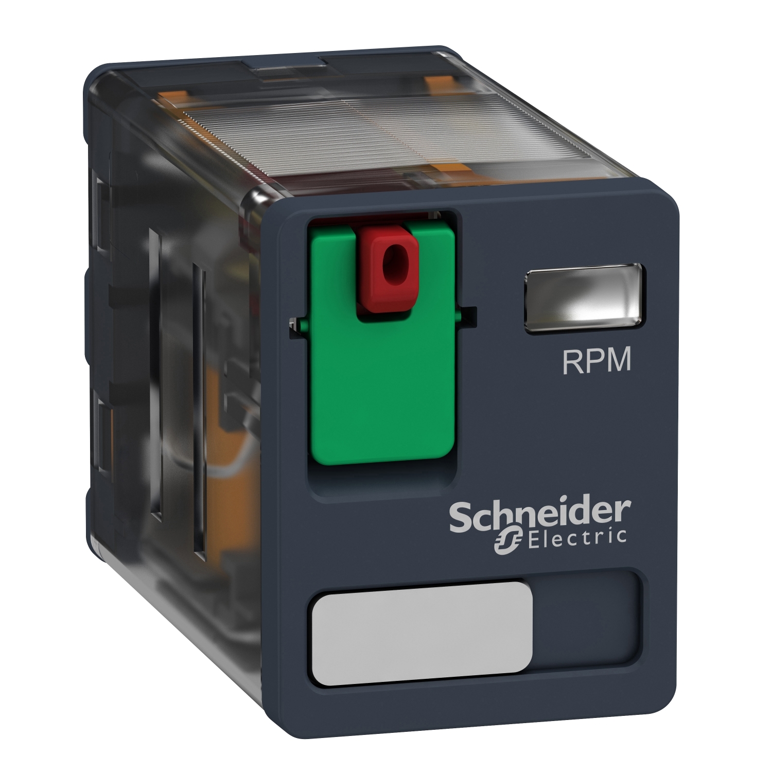 Schneider Electric Schneider Electric RPM21P7 – plug-in relay, Harmony electromechanical relays, 15A, 2CO, lockable test button, 230V AC