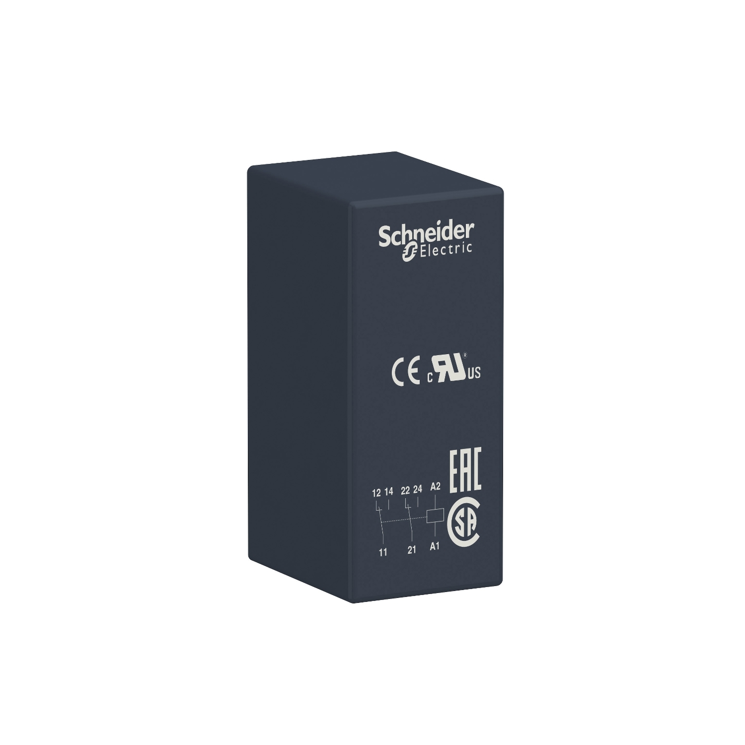 Schneider Electric Schneider Electric RSB2A080ED – Harmony, Interface plug-in relay, 8 A, 2 CO, 48 V DC