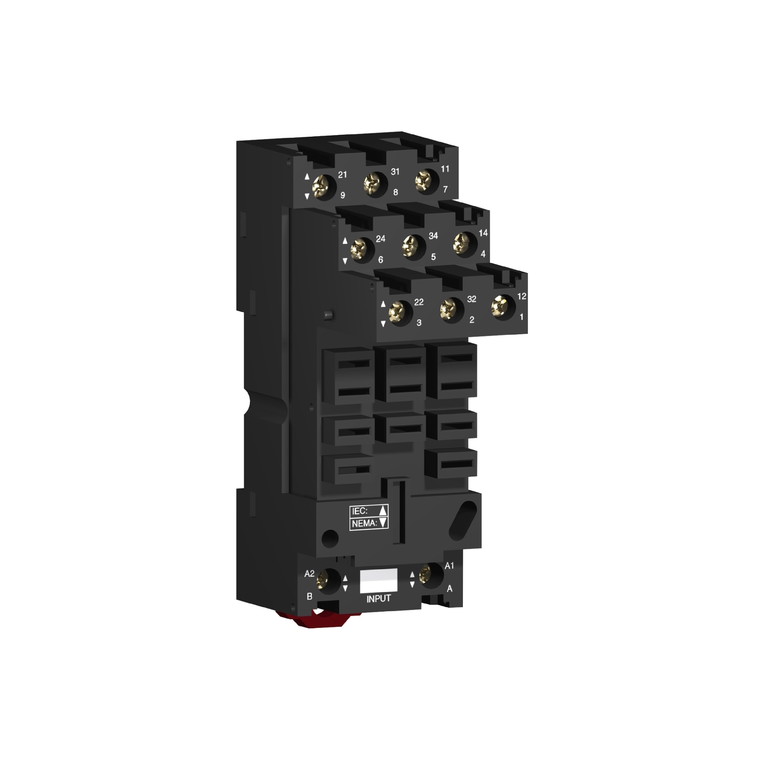 Schneider Electric Schneider Electric RUZSF3M – Harmony, Socket, for RUMF2/RUMF3 relays, 12 A, screw connectors, separate contact