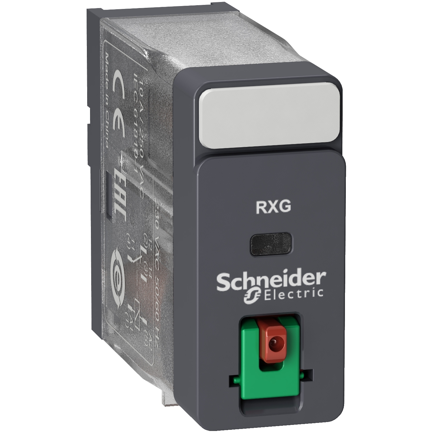 Schneider Electric Schneider Electric RXG11B7 – interface plug-in relay - HARMONY RXG - 1C/O standard - 24V AC -10 A - with LTB