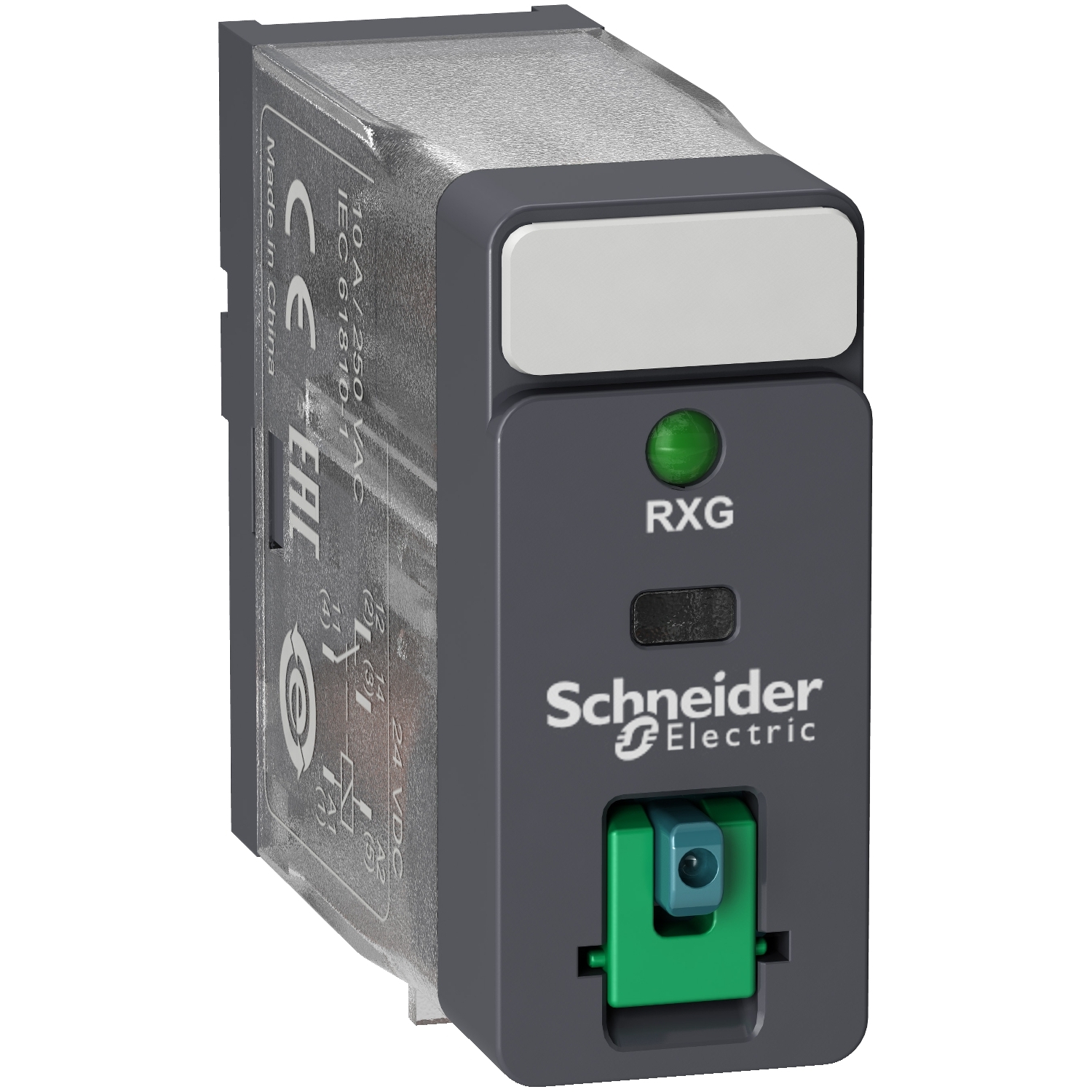 Schneider Electric Schneider Electric RXG12ED – interface plug-in relay - HARMONY RXG - 1C/O standard - 48VDC-10A-with LTB and LED