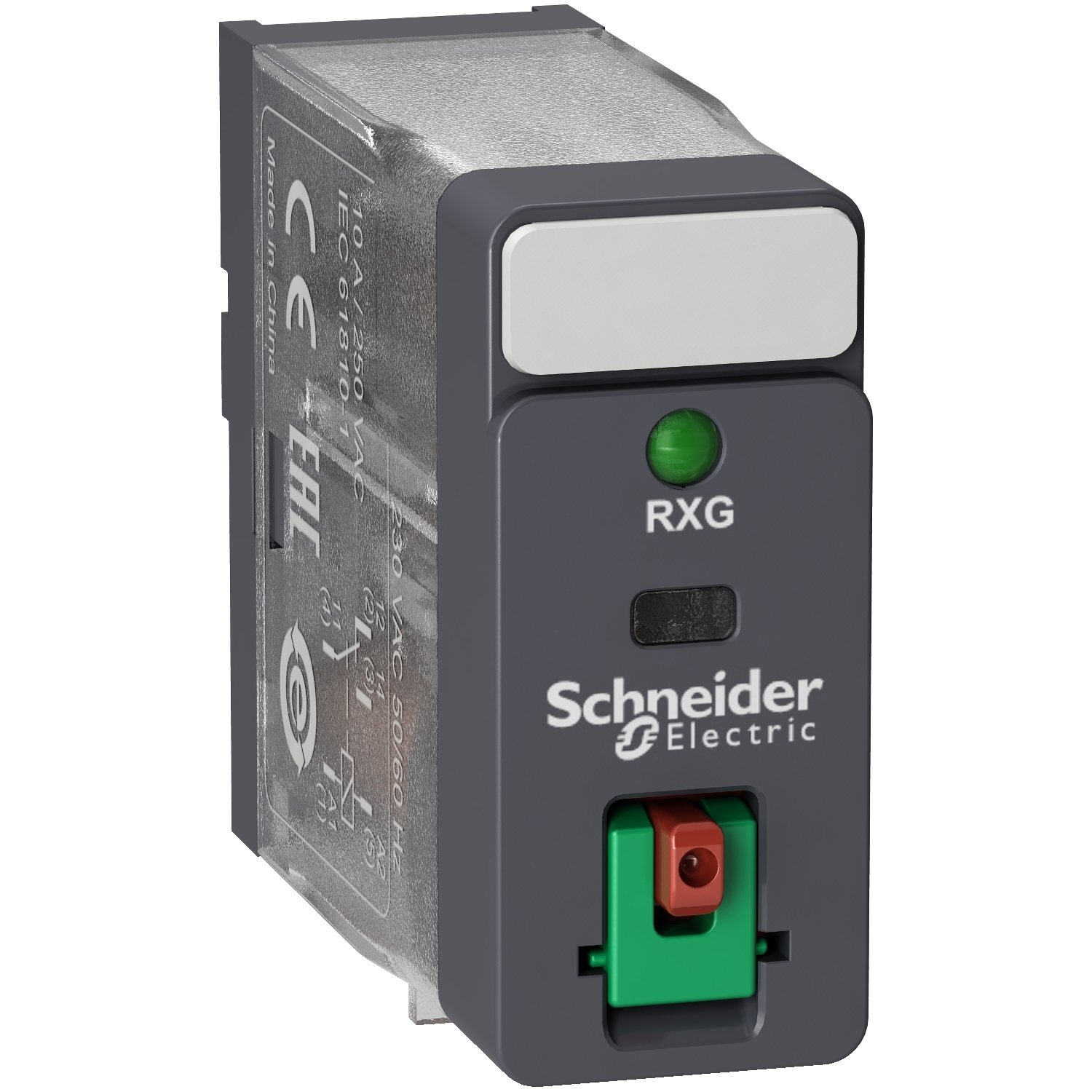 Schneider Electric Schneider Electric RXG12F7 – interface plug-in relay - HARMONY RXG - 1C/O standard -120VAC-10A-with LTB and LED