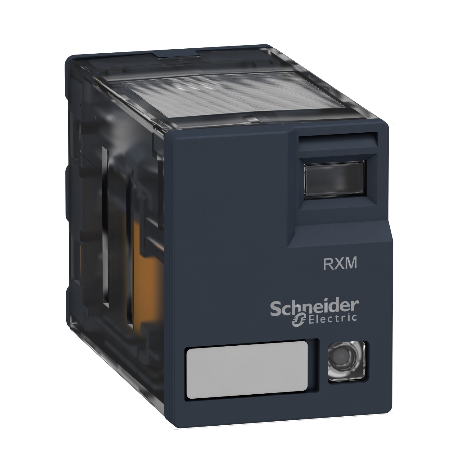 Schneider Electric Schneider Electric RXM2AB3BD – miniature plug in relay, Harmony Electromechanical Relays, 12A, 2CO, with LED, 24V DC