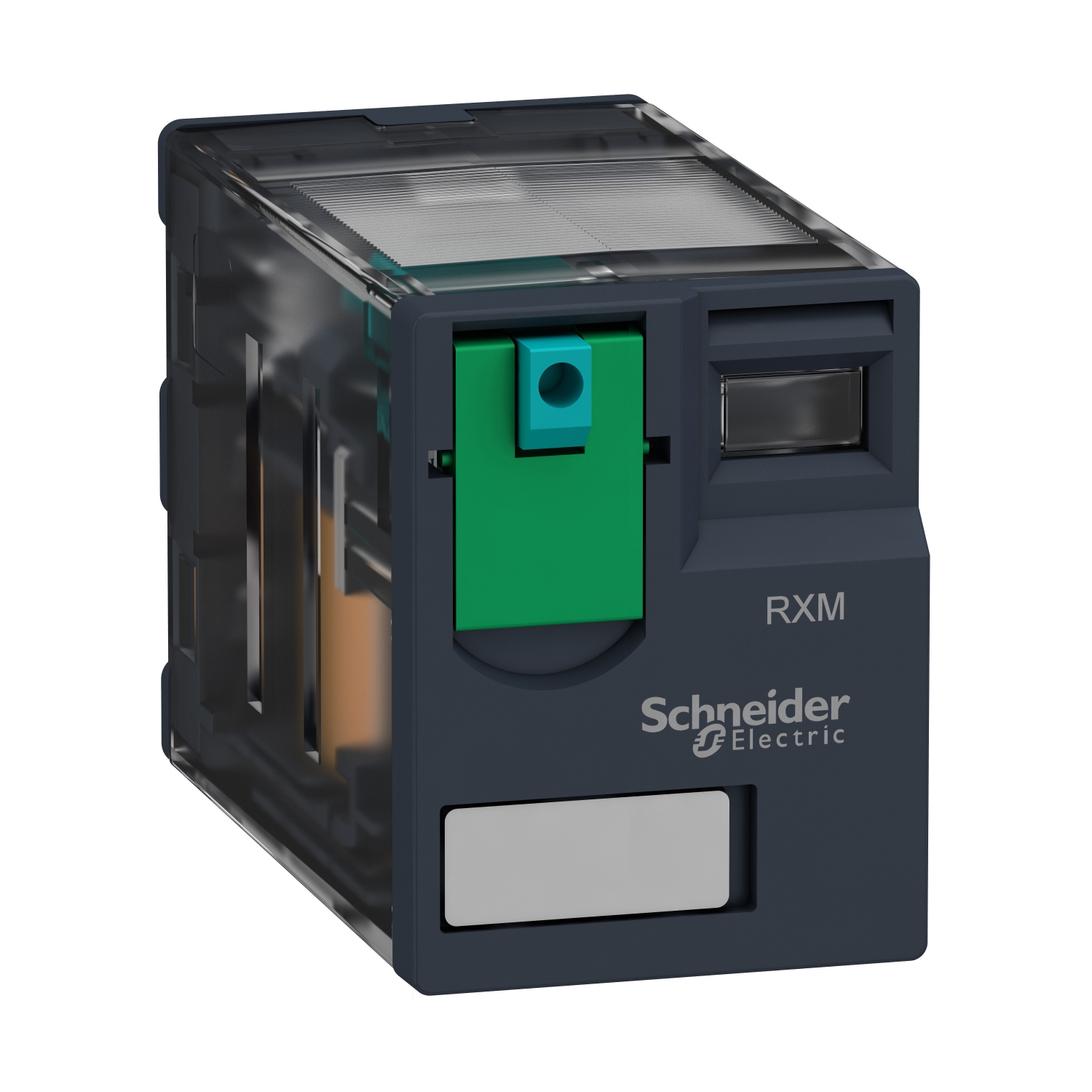 Schneider Electric Schneider Electric RXM3AB1ED – Harmony, Miniature plug-in relay, 10 A, 3 CO, with lockable test button, 48 V DC