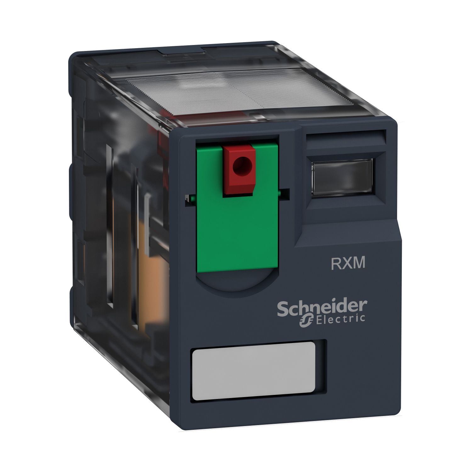 Schneider Electric Schneider Electric RXM4AB1B7 – Harmony, Miniature plug-in relay, 6 A, 4 CO, with lockable test button, 24 V AC