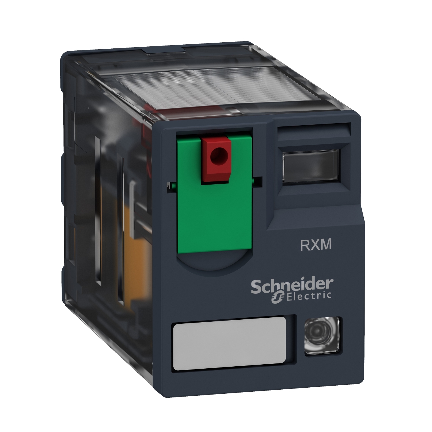 Schneider Electric Schneider Electric RXM4GB2P7 – Harmony, Miniature plug-in relay, 3 A, 4 CO, with LED, with lockable test button, 230 V AC