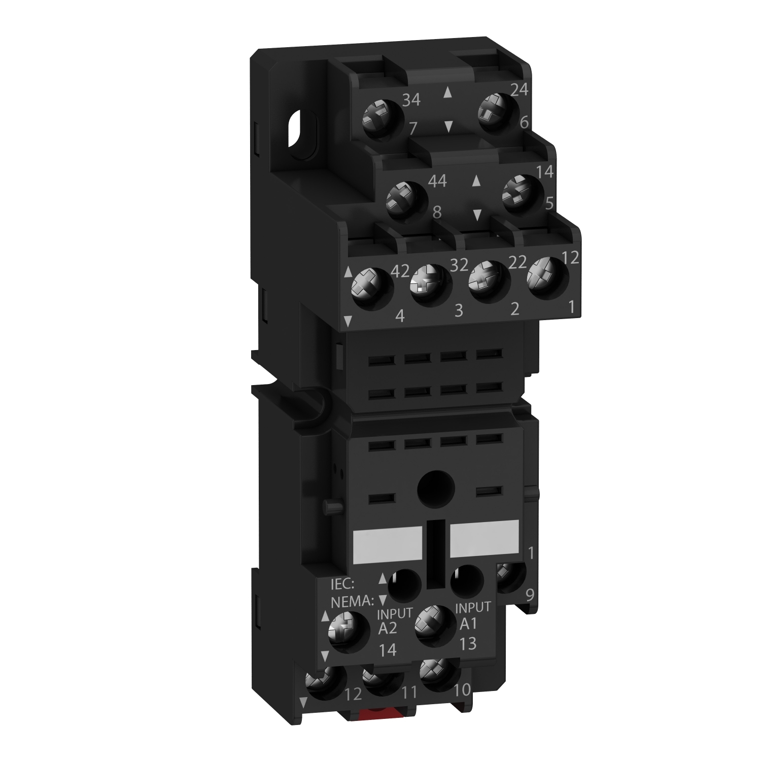 Schneider Electric Schneider Electric RXZE2M114 – Harmony, Socket, for RXM2/RXM4 relays, screw clamp terminals, mixed contact