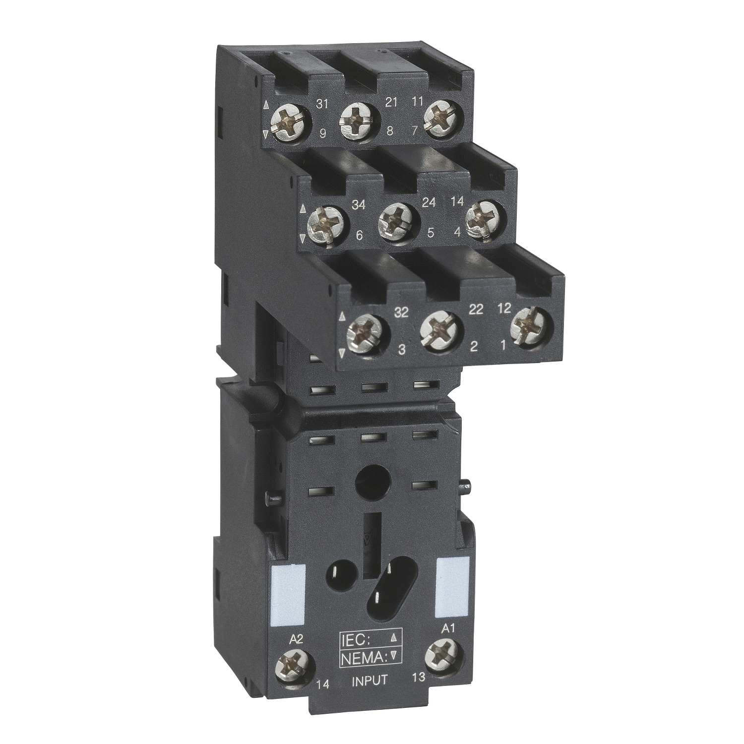 Schneider Electric Schneider Electric RXZE2S111M – Harmony, Socket, for RXM3 relays, screw connectors, separate contact
