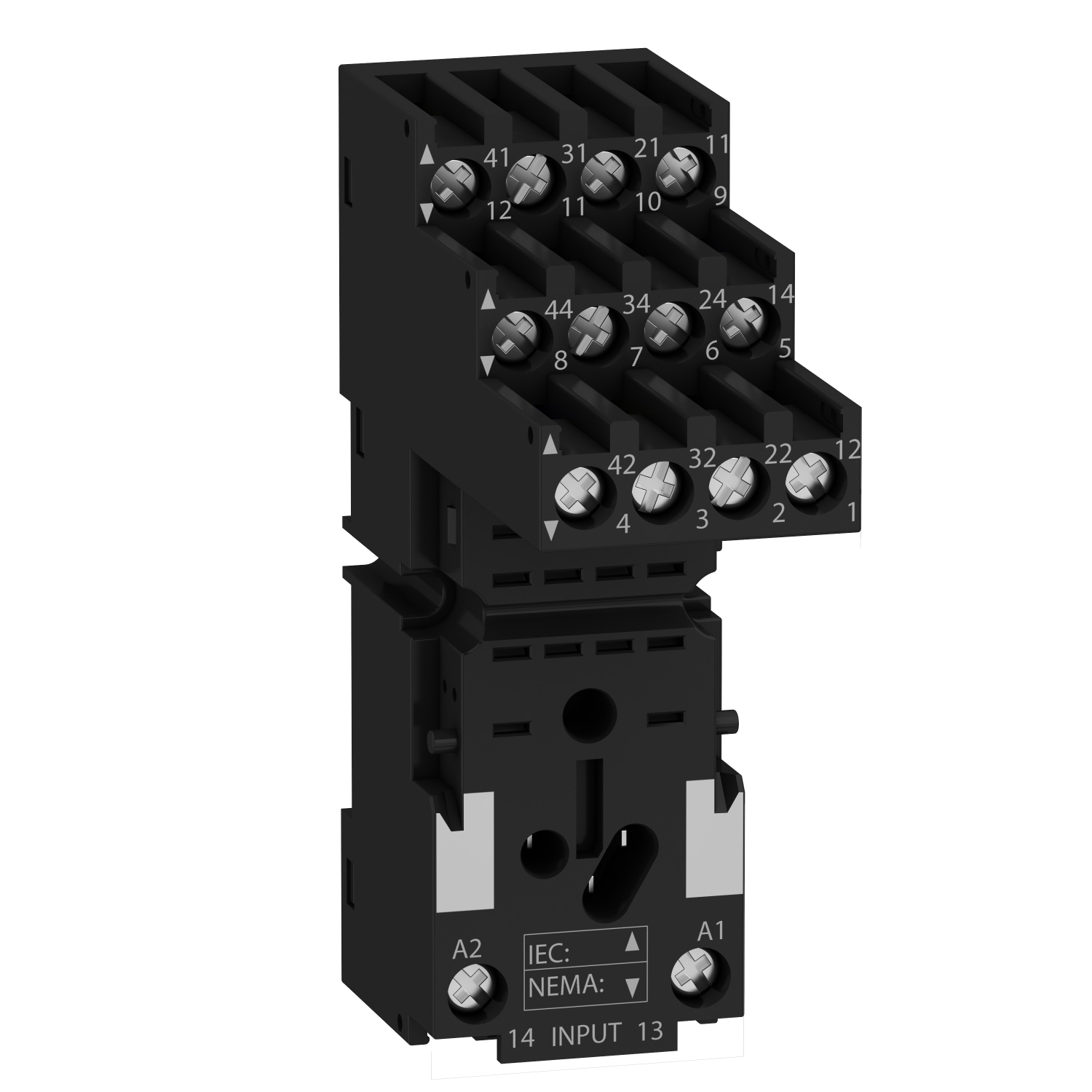 Schneider Electric Schneider Electric RXZE2S114M – Harmony, Socket, for RXM2/RXM4 relays, screw connectors, separate contact
