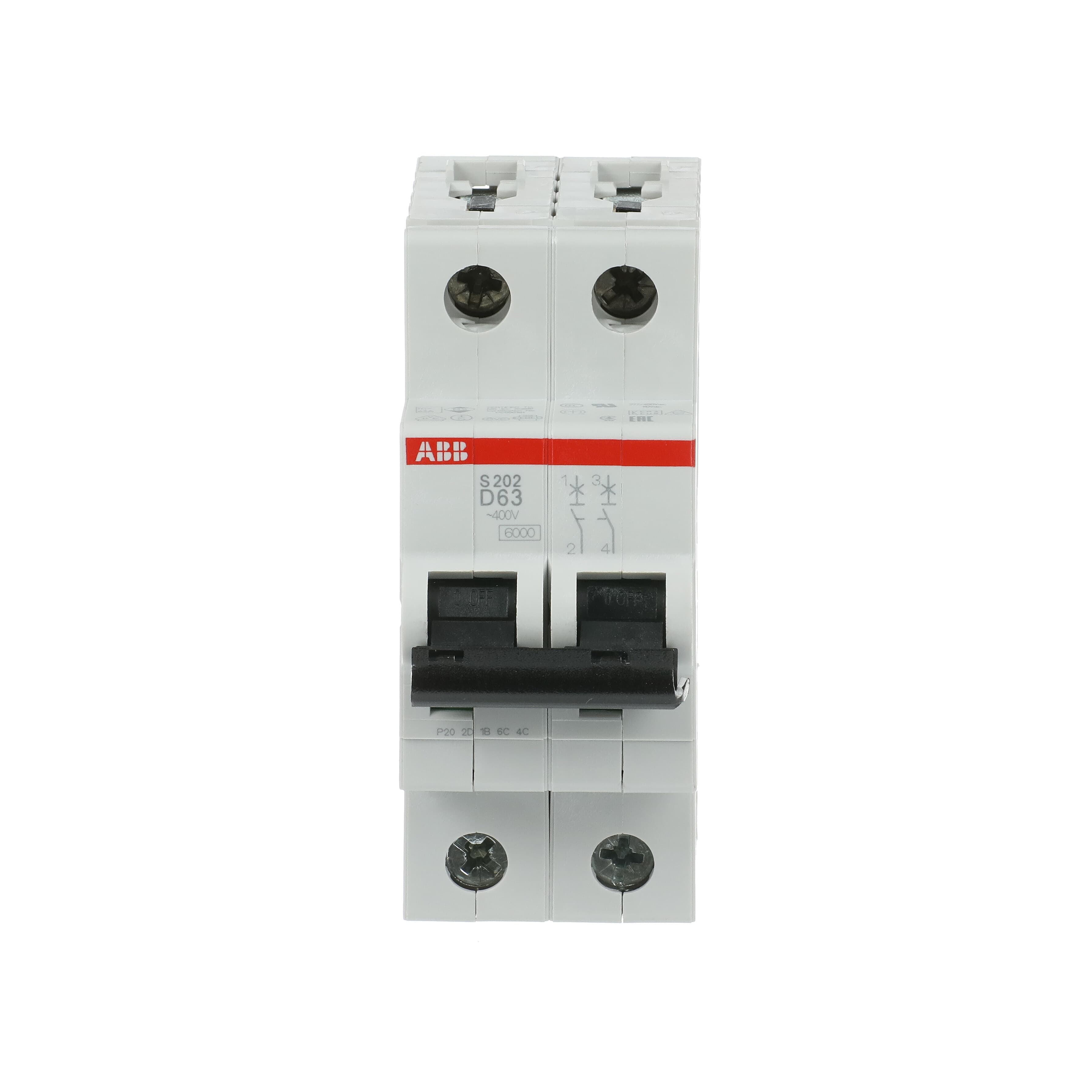 ABB ABB S202-D63 Miniature circuit breaker (MCB)