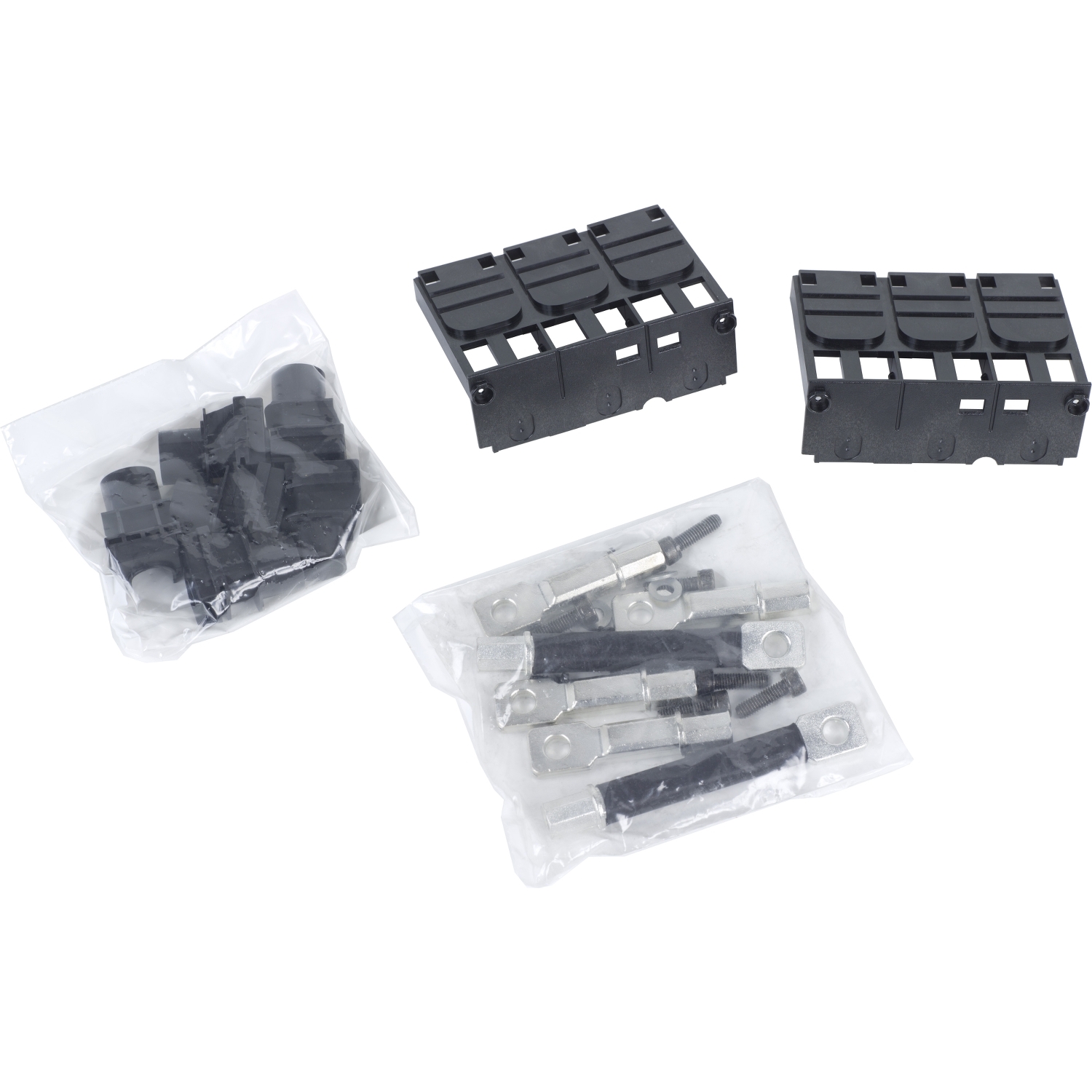 Schneider Electric Schneider Electric S37437 – Circuit breaker accessory, PowerPacT J, rear connection kit, 3 pole, mixed, 4x short, 2x covers