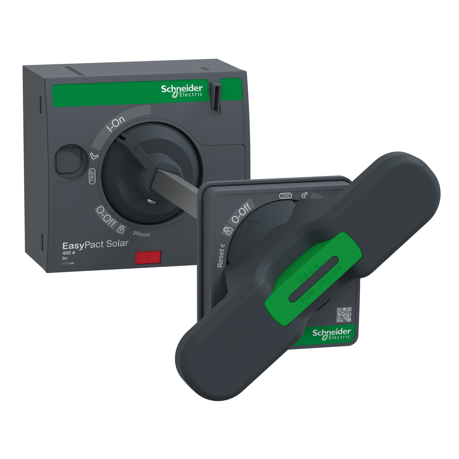 Schneider Electric Schneider Electric SOL40ROTE – Extended rotary handle, EasyPact Solar MCCB 400, shaft length 250mm, IP54