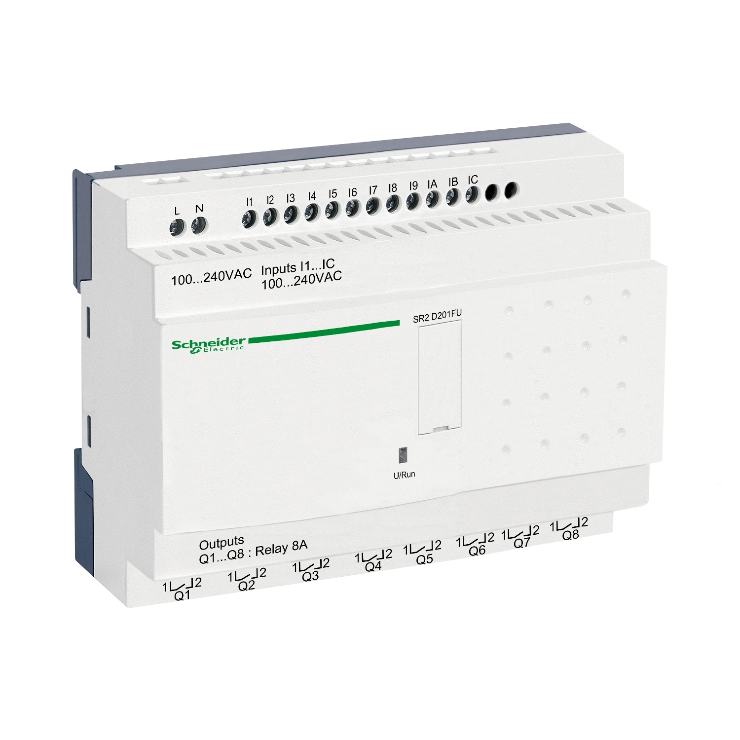 Schneider Electric Schneider Electric SR2D201FU – compact smart relay Zelio Logic - 20 I O - 100..240 V AC - no clock - no display
