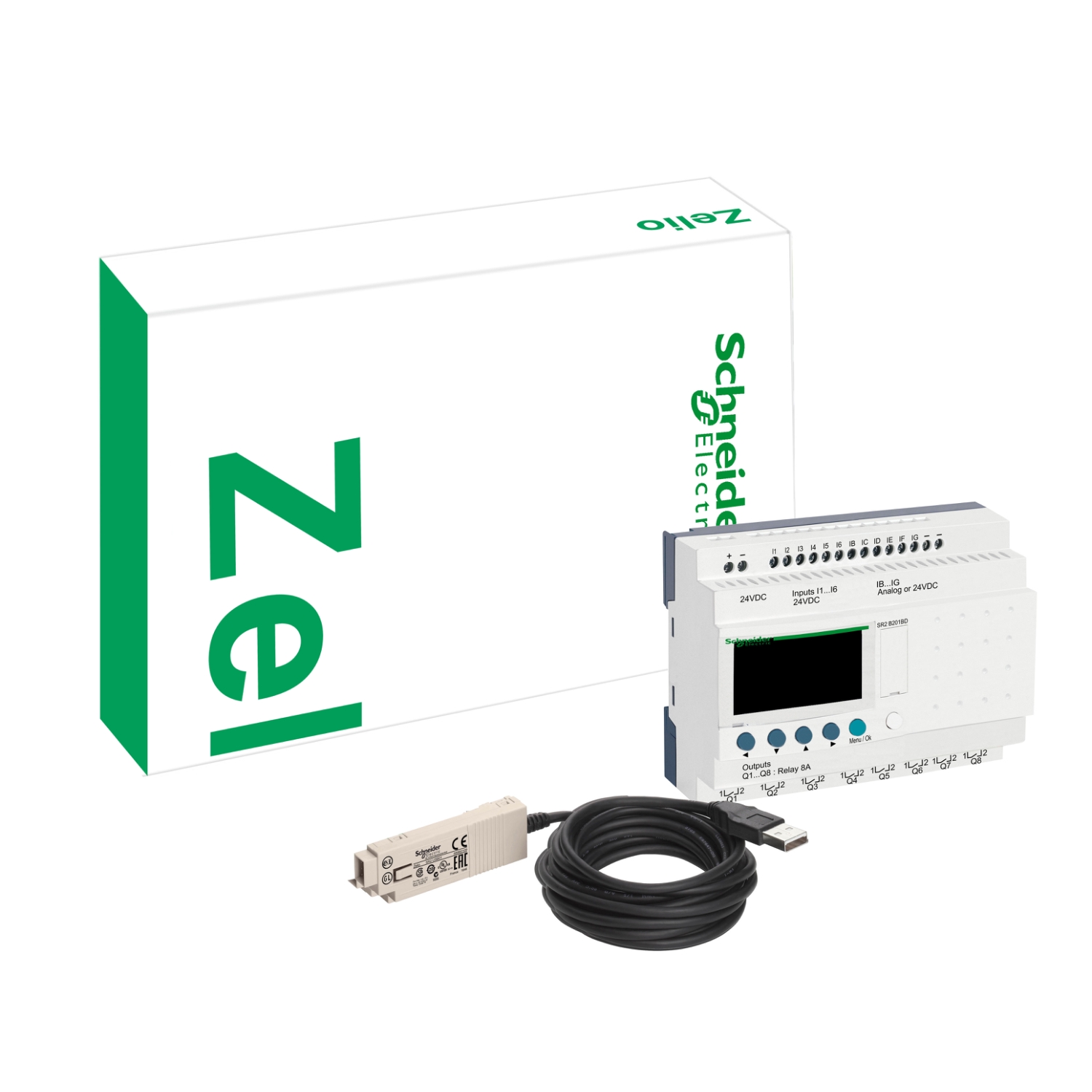 Schneider Electric Schneider Electric SR2PACKBD – compact smart relay Zelio Logic - “discovery” pack - 12 I O - 24 V DC