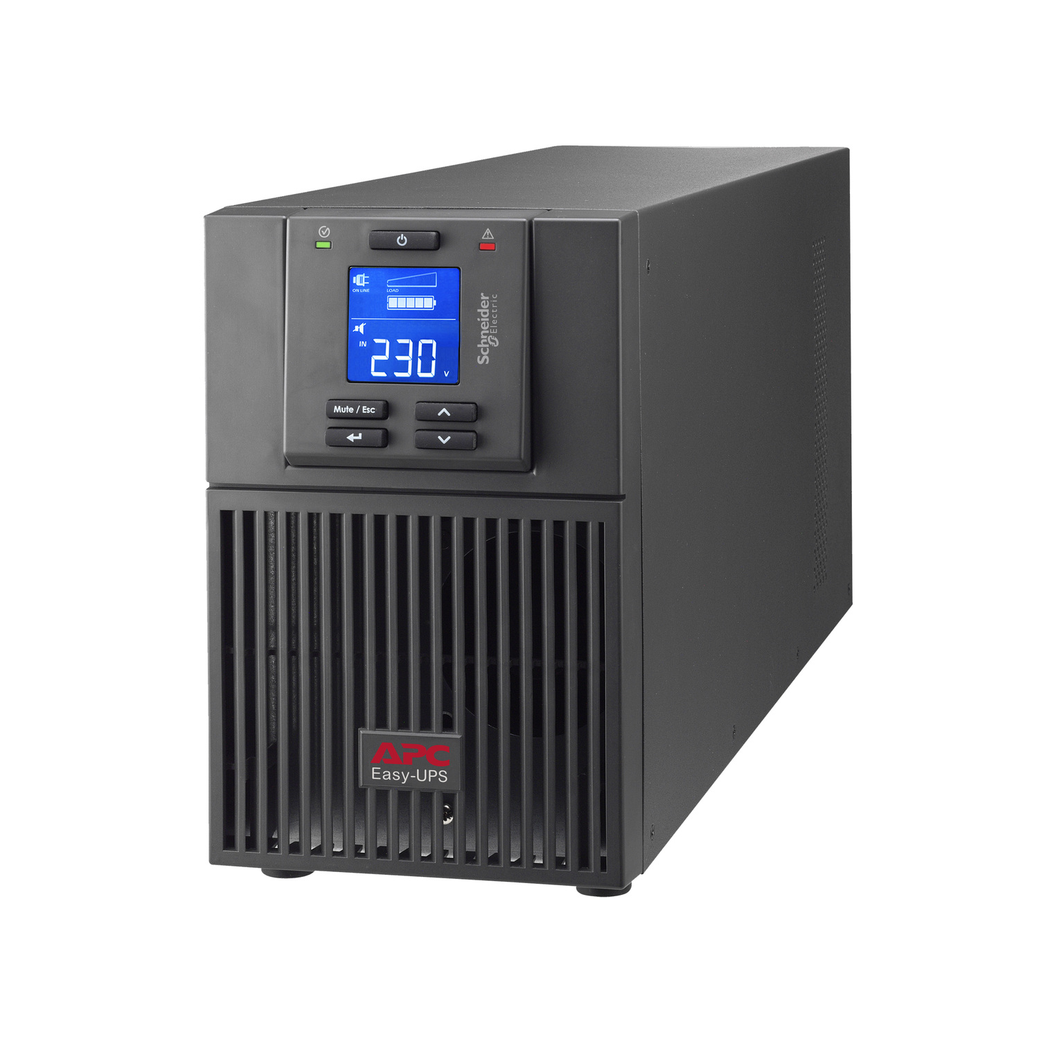 Schneider Electric Schneider Electric SRV1KI-E – APC Easy UPS On-Line, 1000VA/900W, Tower, 230V, 3x IEC C13 outlets, Intelligent Card Slot, LCD